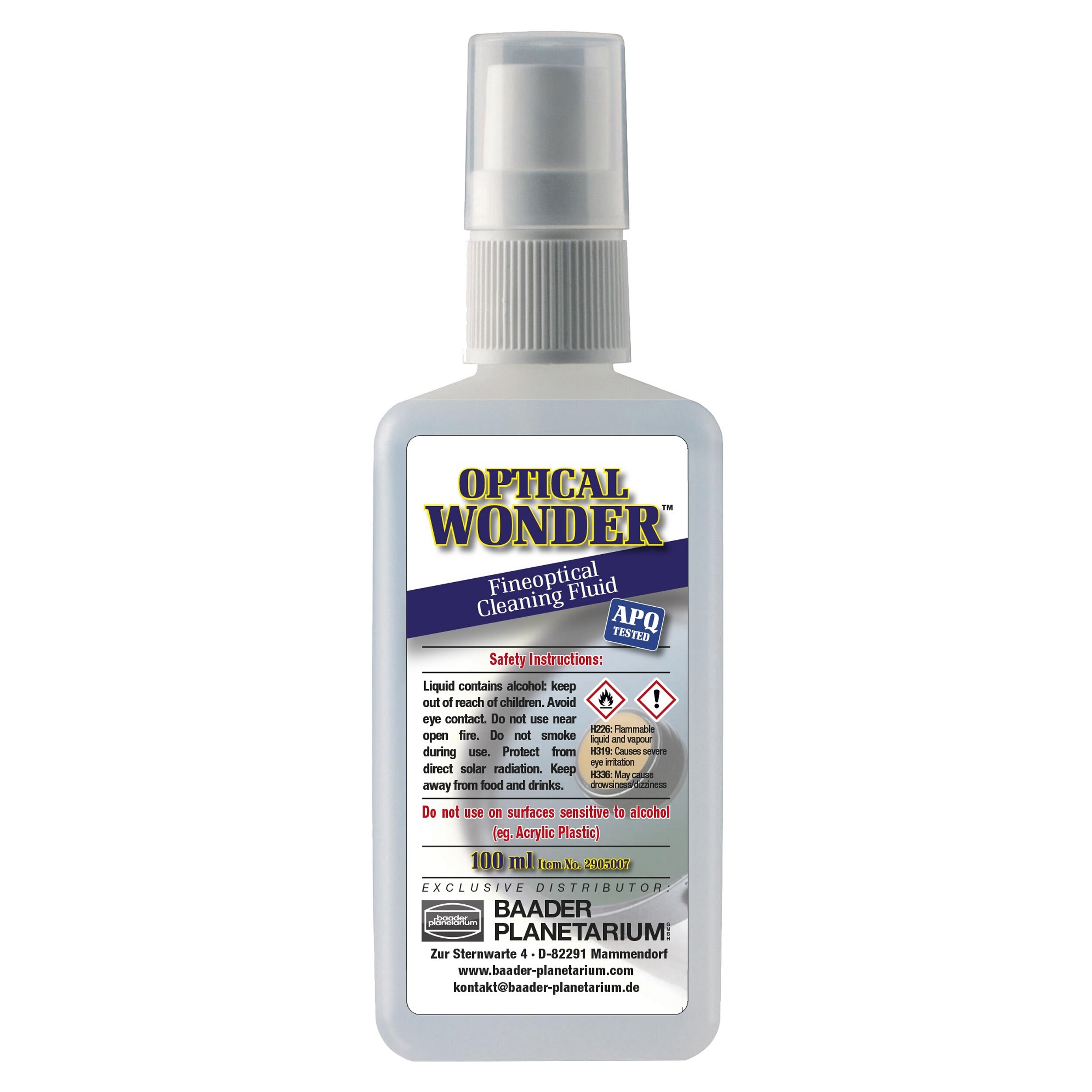 Baader Planetarium Optical Wonder optikai tisztítófolyadék - 100 ml