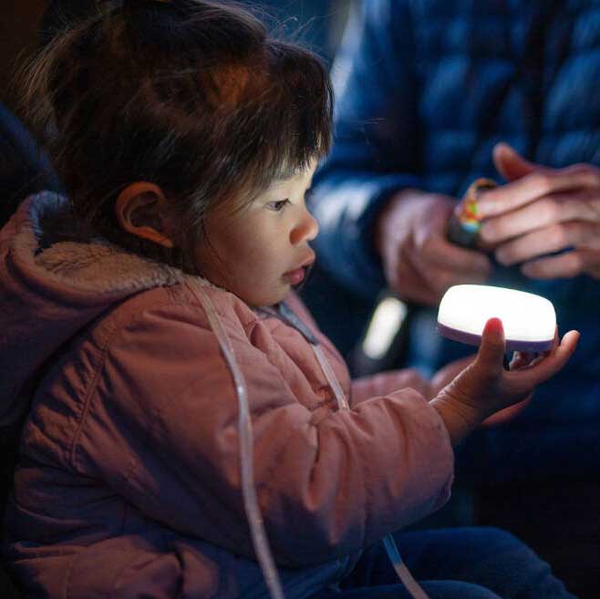 Ledlenser Kidcamp 6 kempinglámpa Violet - 60 lumen