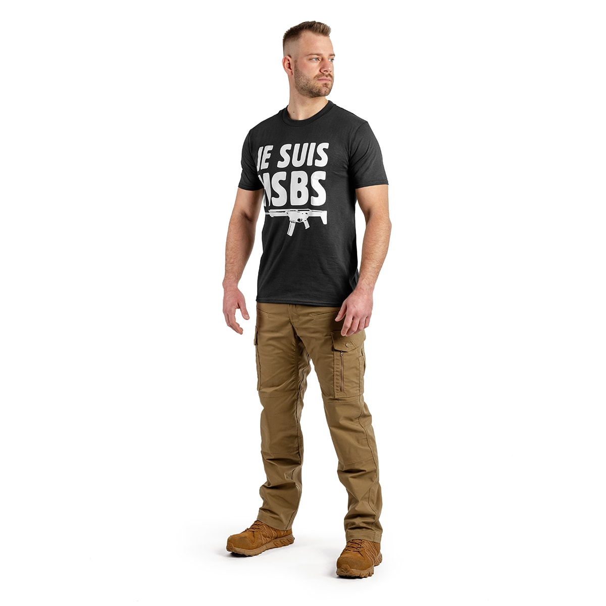 Kałdun Je Suis MSBS Grot T-shirt póló - Fekete