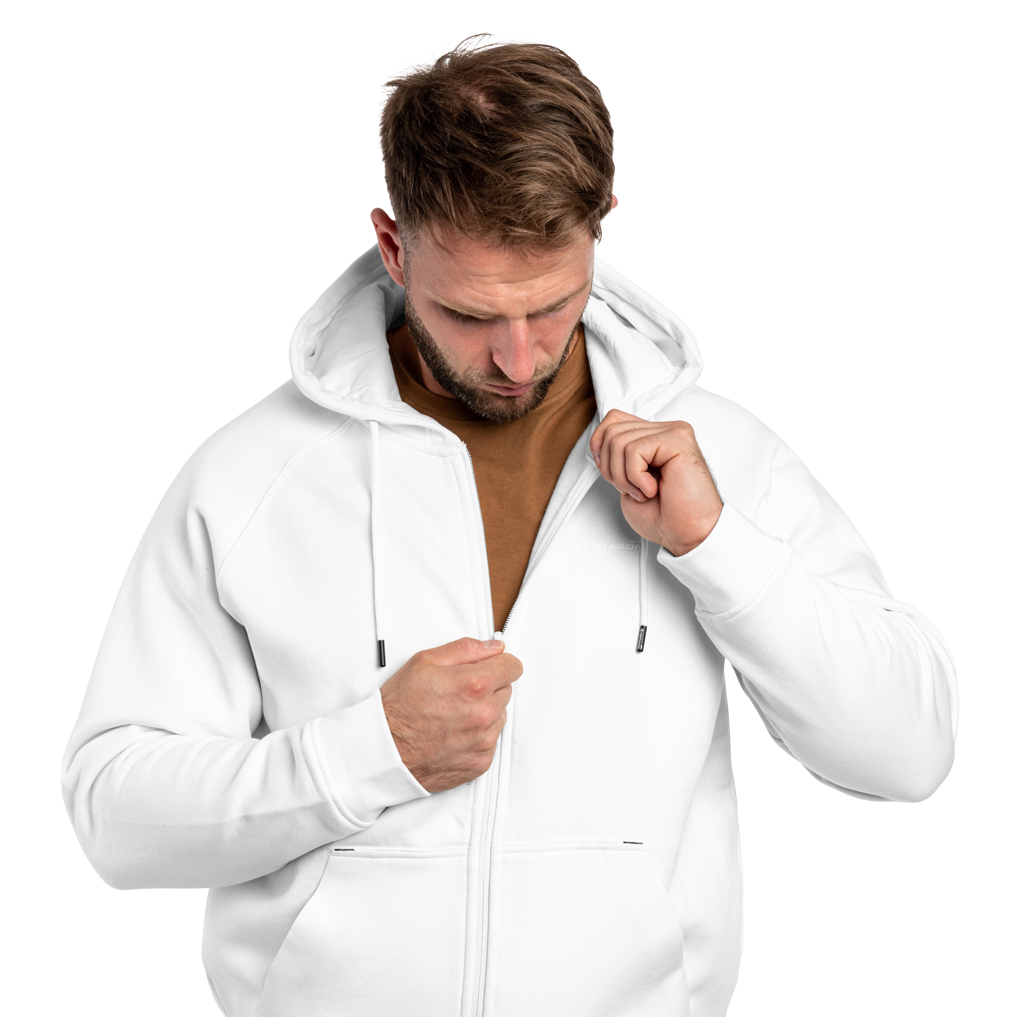 Pentagon Phaeton Zip pulóver - White