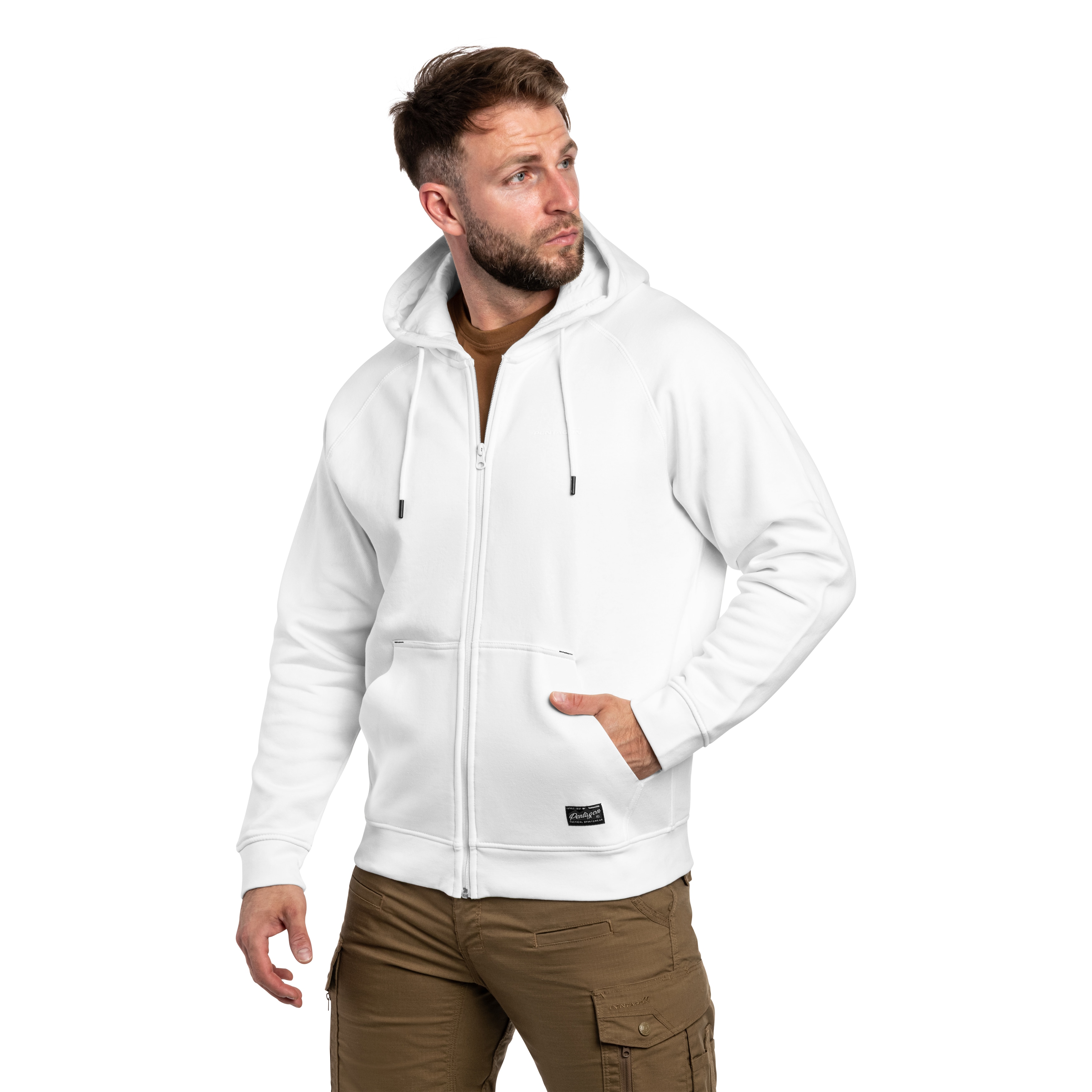 Pentagon Phaeton Zip pulóver - White