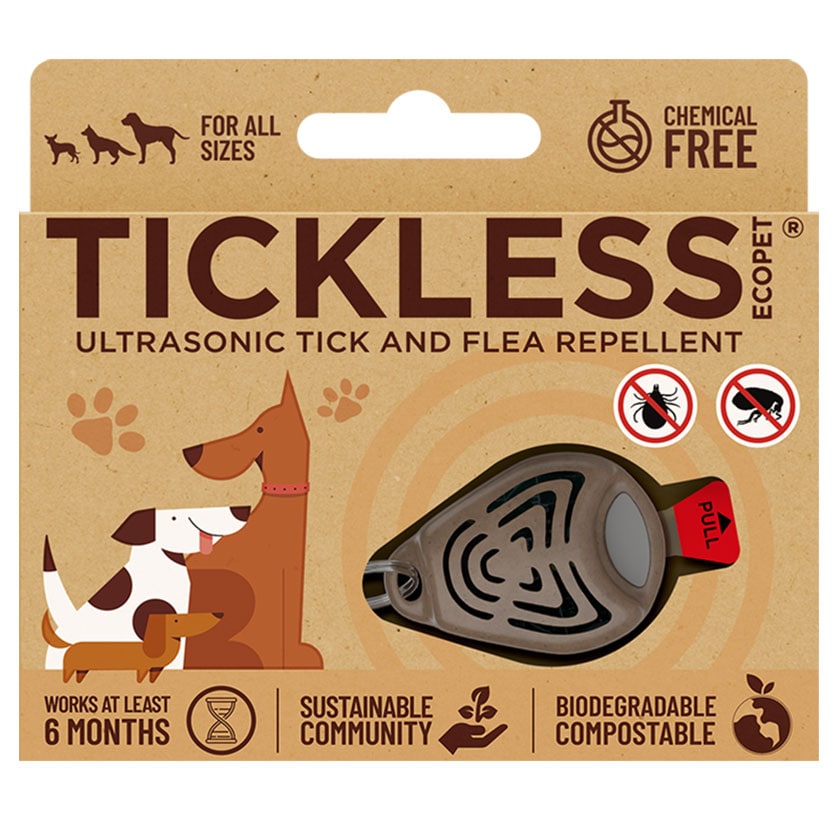 TickLess Pet ultrahangos kullancsriasztó - állatoknak - Eco - Brown