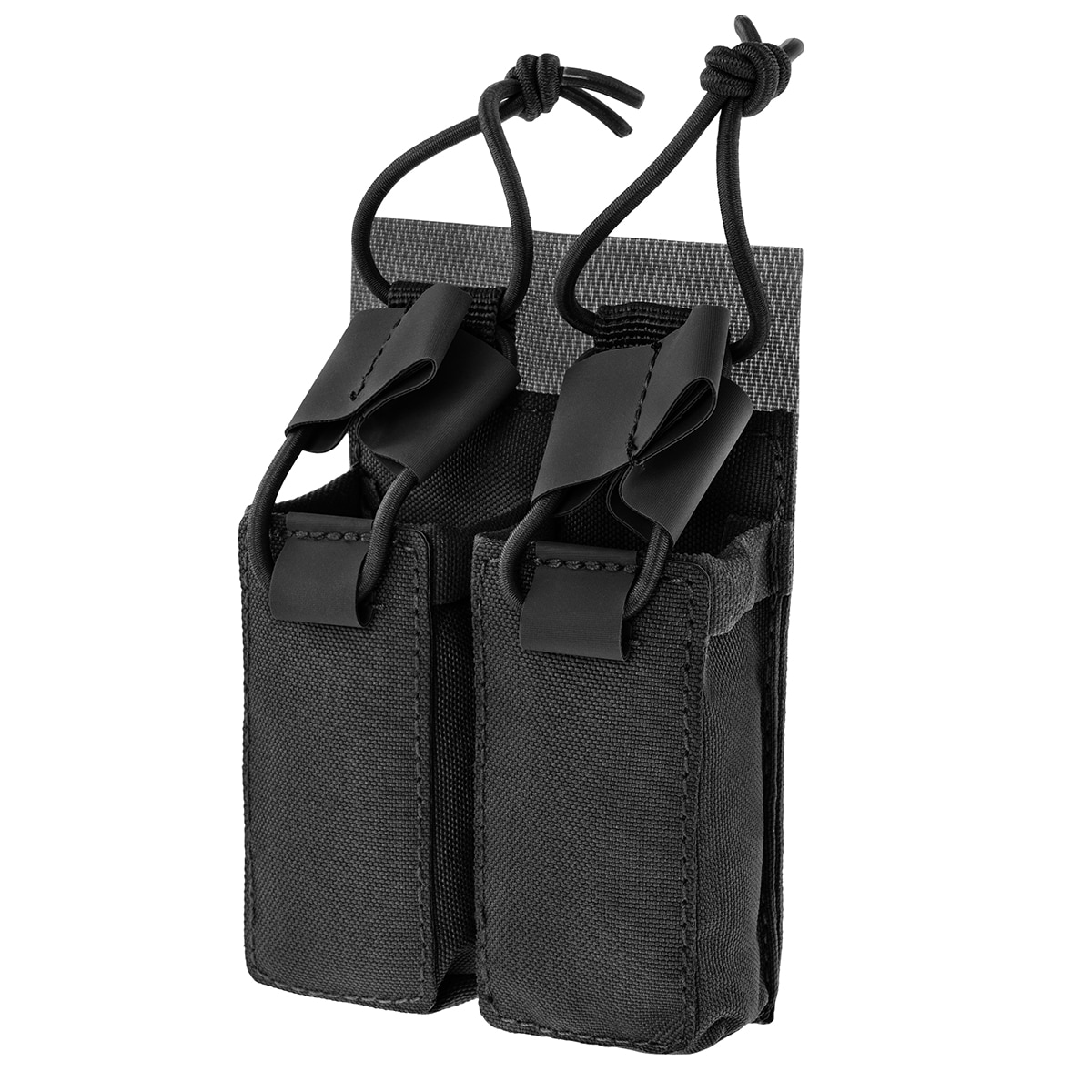 Mil-Tec Double Magazine Pouch Hook & Loop Backside tároló 2 db  tölténytárhoz - Black