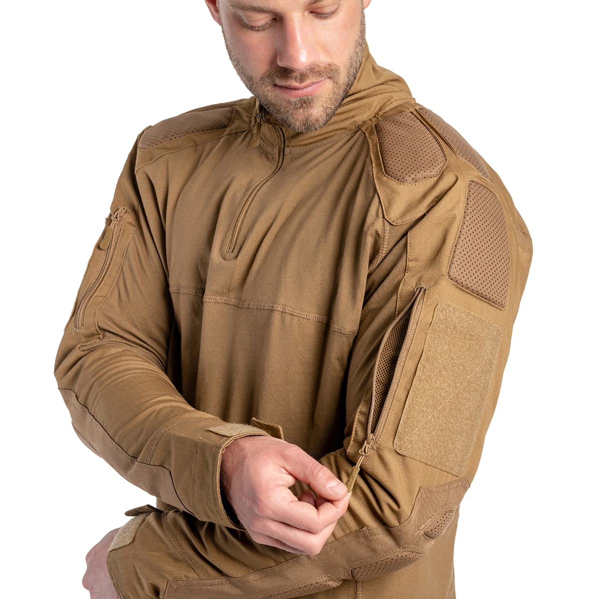 Mil-Tec Combat Shirt Chimera pulóver - Dark Coyote