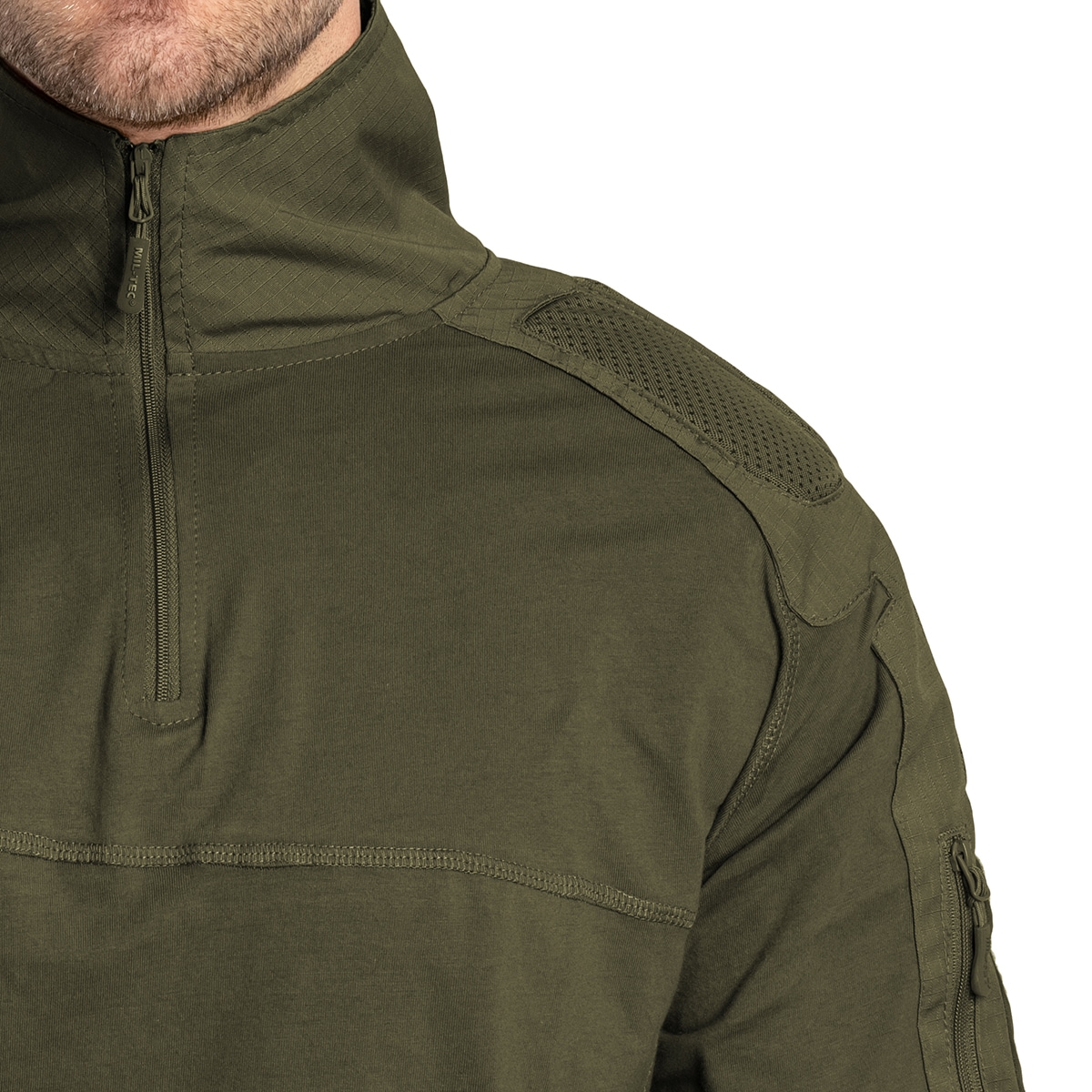 Mil-Tec Combat Shirt Chimera pulóver - Olive