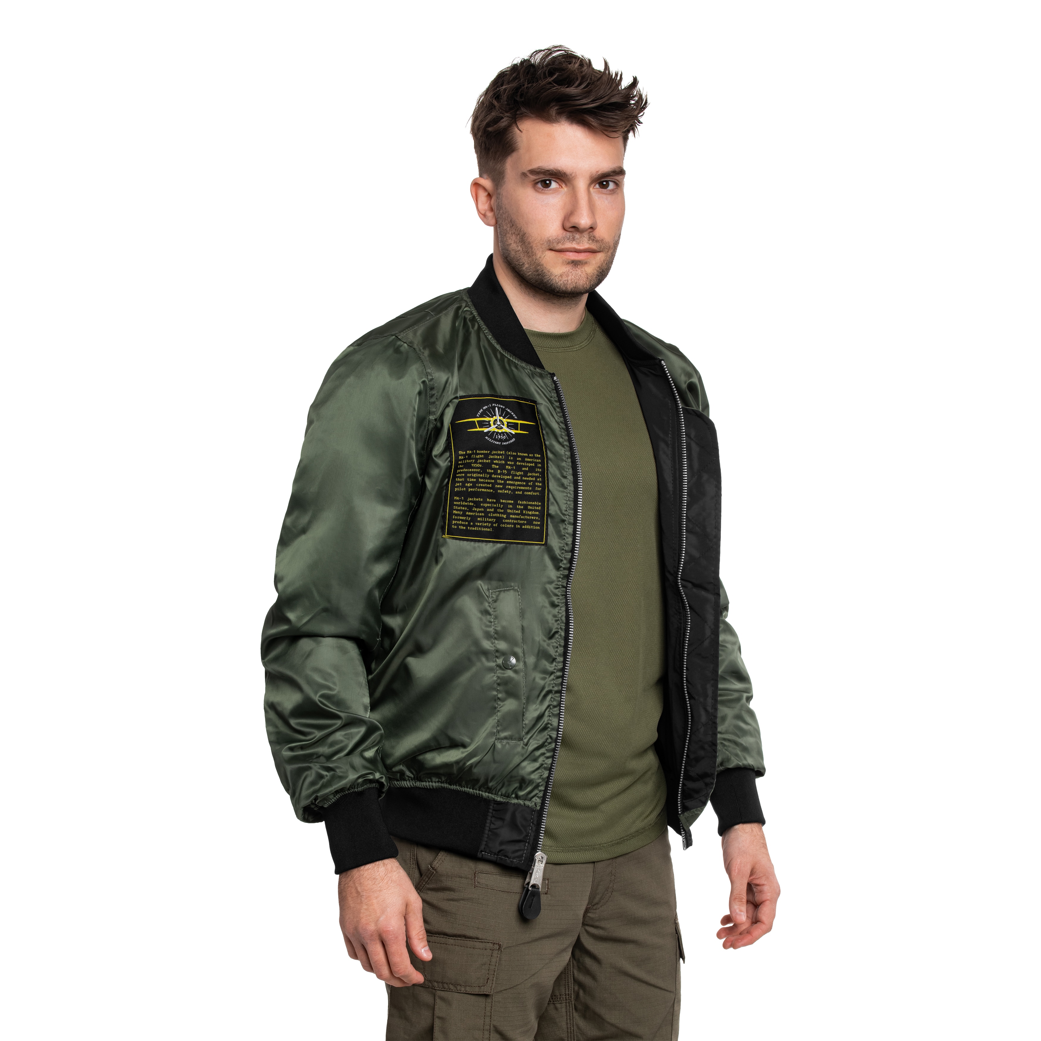 Mil-Tec MA-1 Flyers Summer kabát - Black