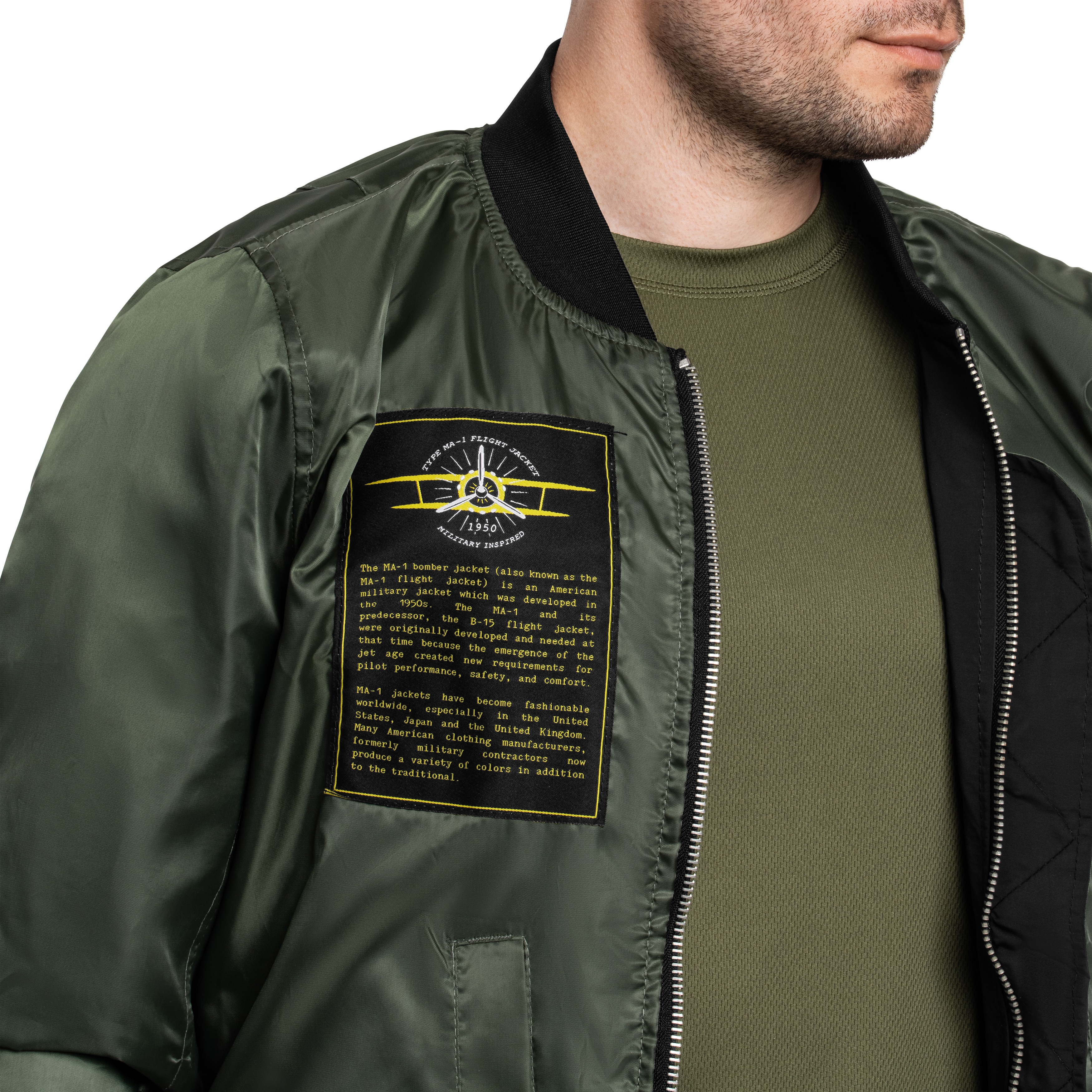 Mil-Tec MA-1 Flyers Summer kabát - Black