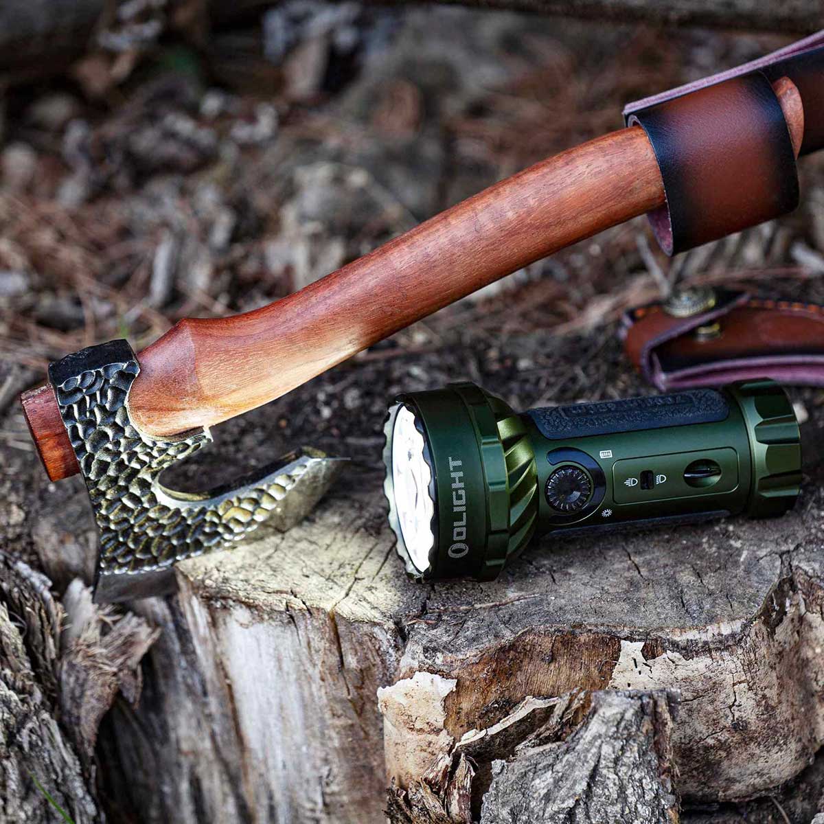 Olight Marauder Mini újratölthető zseblámpa Olive Drab Green - 7000 lumen, hatótávolság 600 m