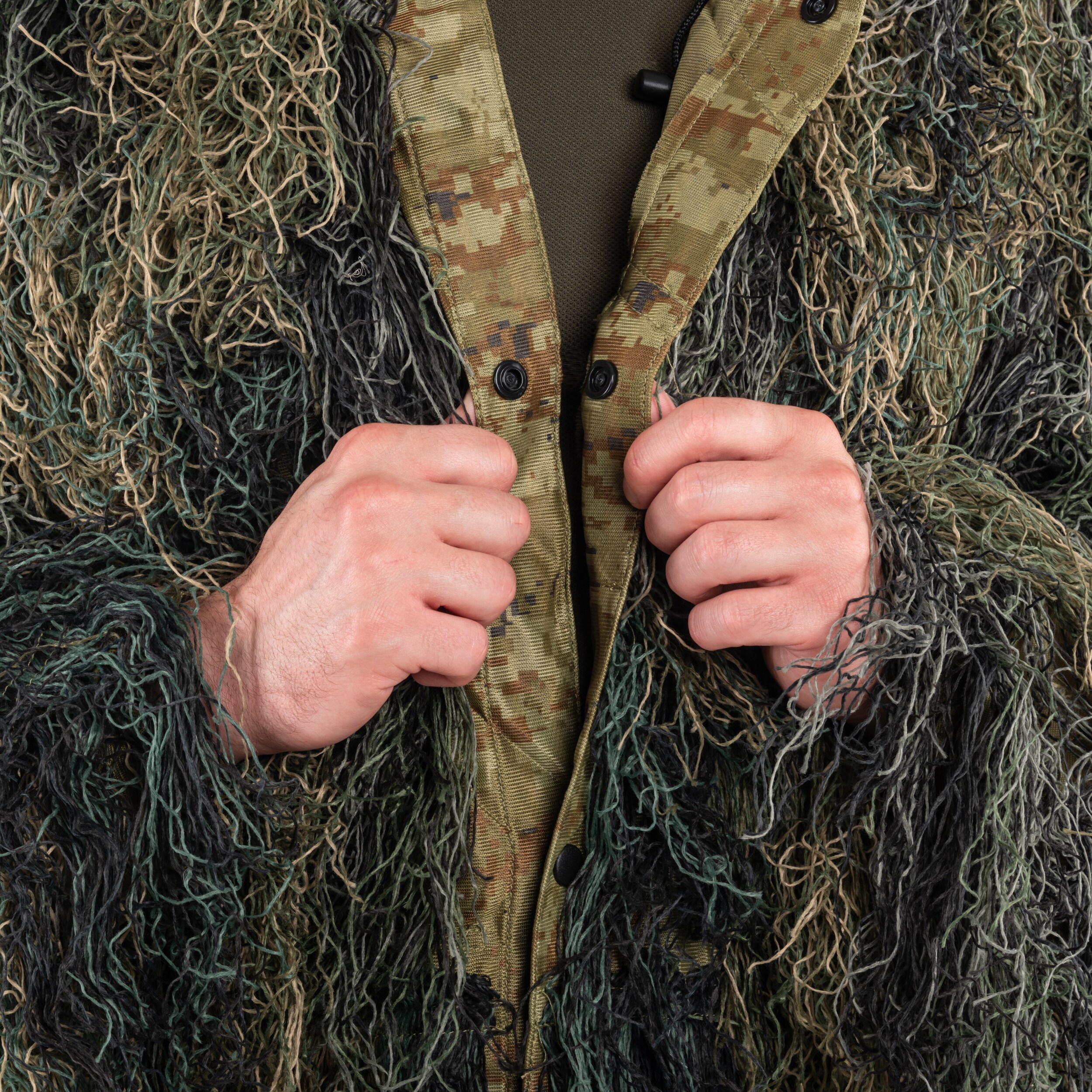 Mil-Tec Parka Ghillie Anti Fire Pro álcaruha - Woodland