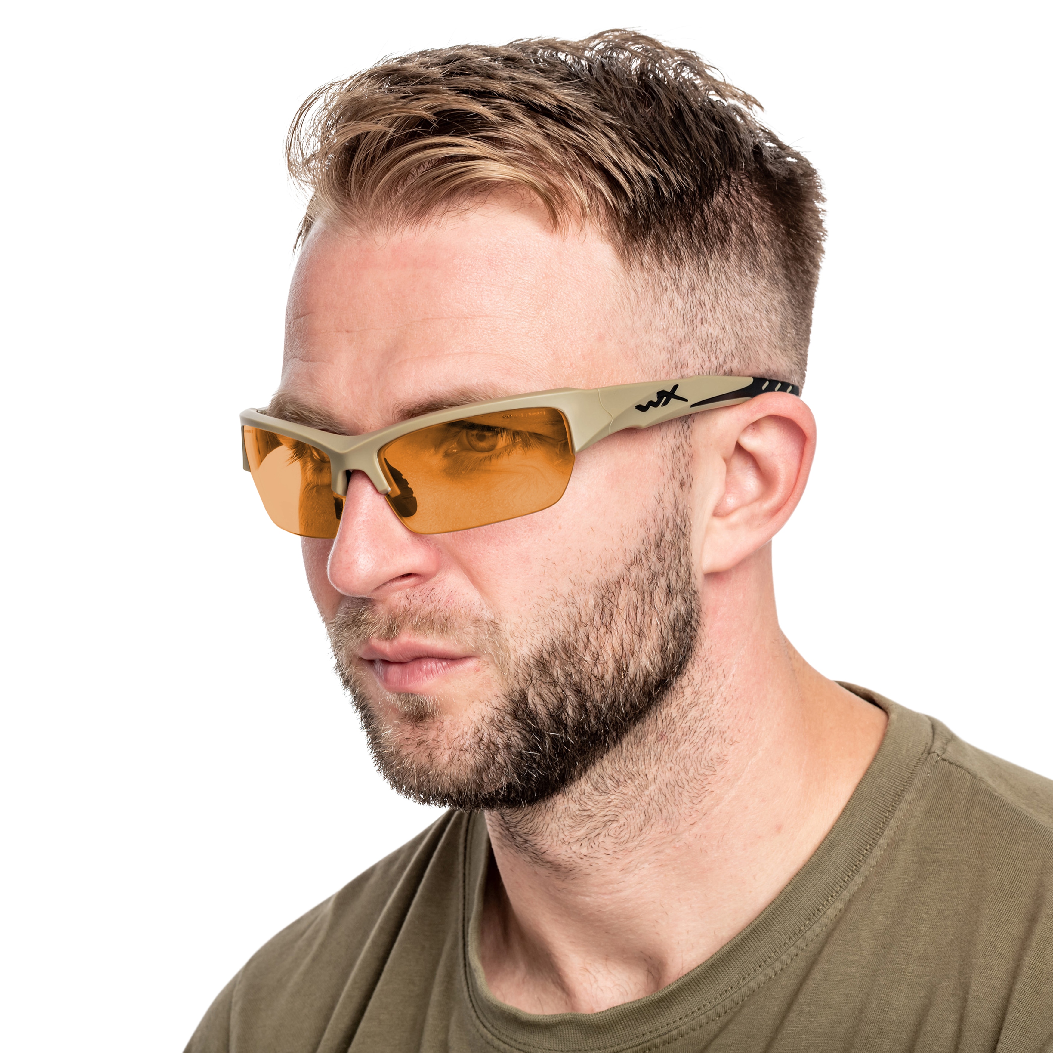 Wiley X Valor 2.5 Set 3in1 taktikai szemüveg - Matte Tan