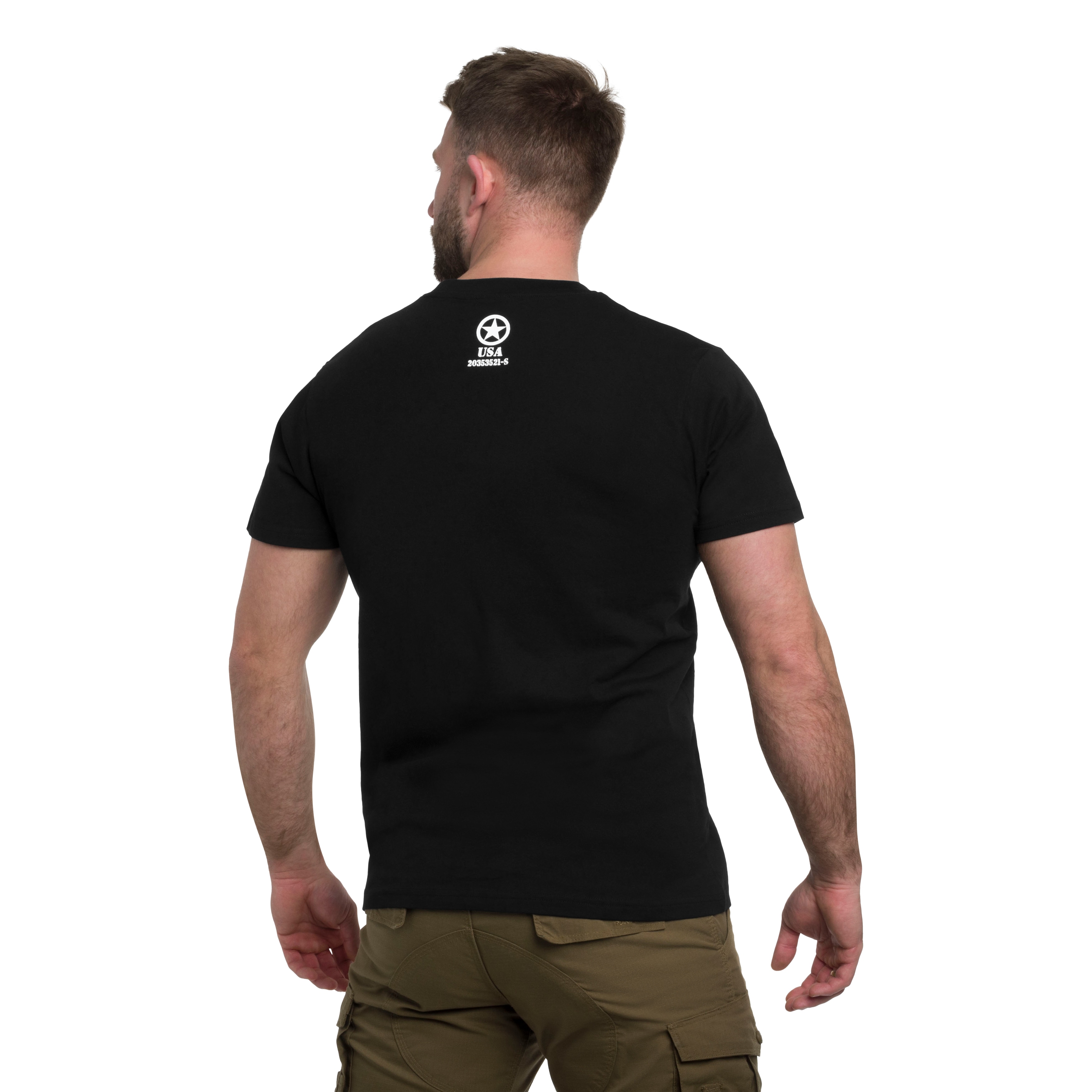 Mil-Tec Allied Star T-shirt póló - Black
