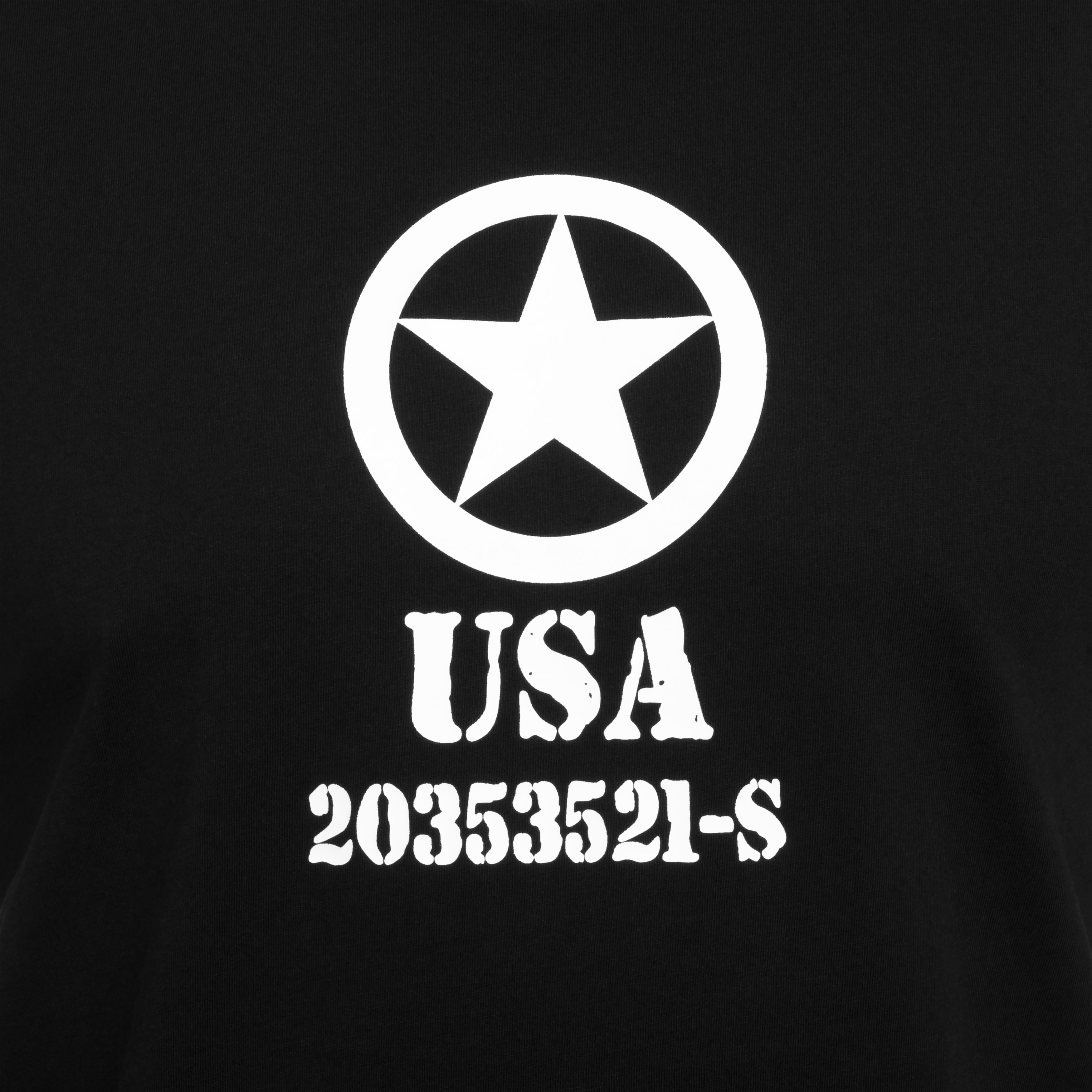 Mil-Tec Allied Star T-shirt póló - Black