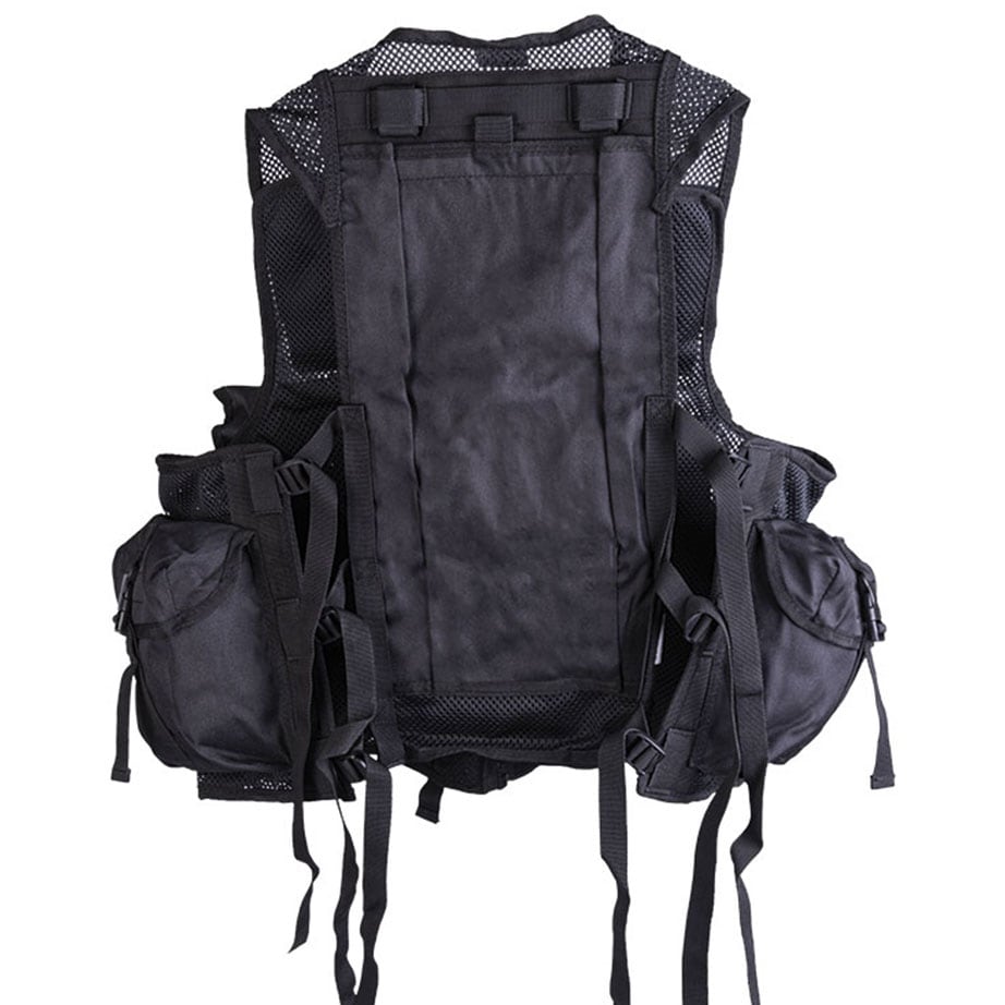 Mil-Tec 9 Pockets Tactical Vest taktikai mellény - Black