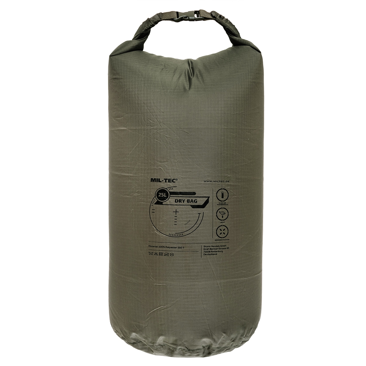 Mil-Tec Drybag vízálló zsák 25 l - Olive