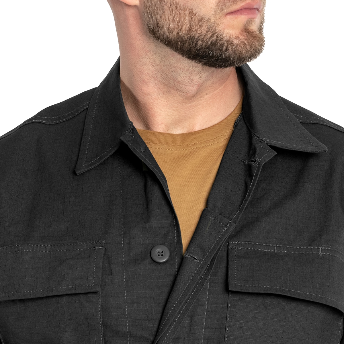 Mil-Tec Teesar BDU Rip-Stop katonai zubbony - Black