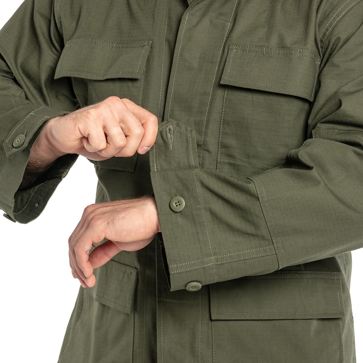 Mil-Tec Teesar BDU Rip-Stop katonai zubbony - Olive