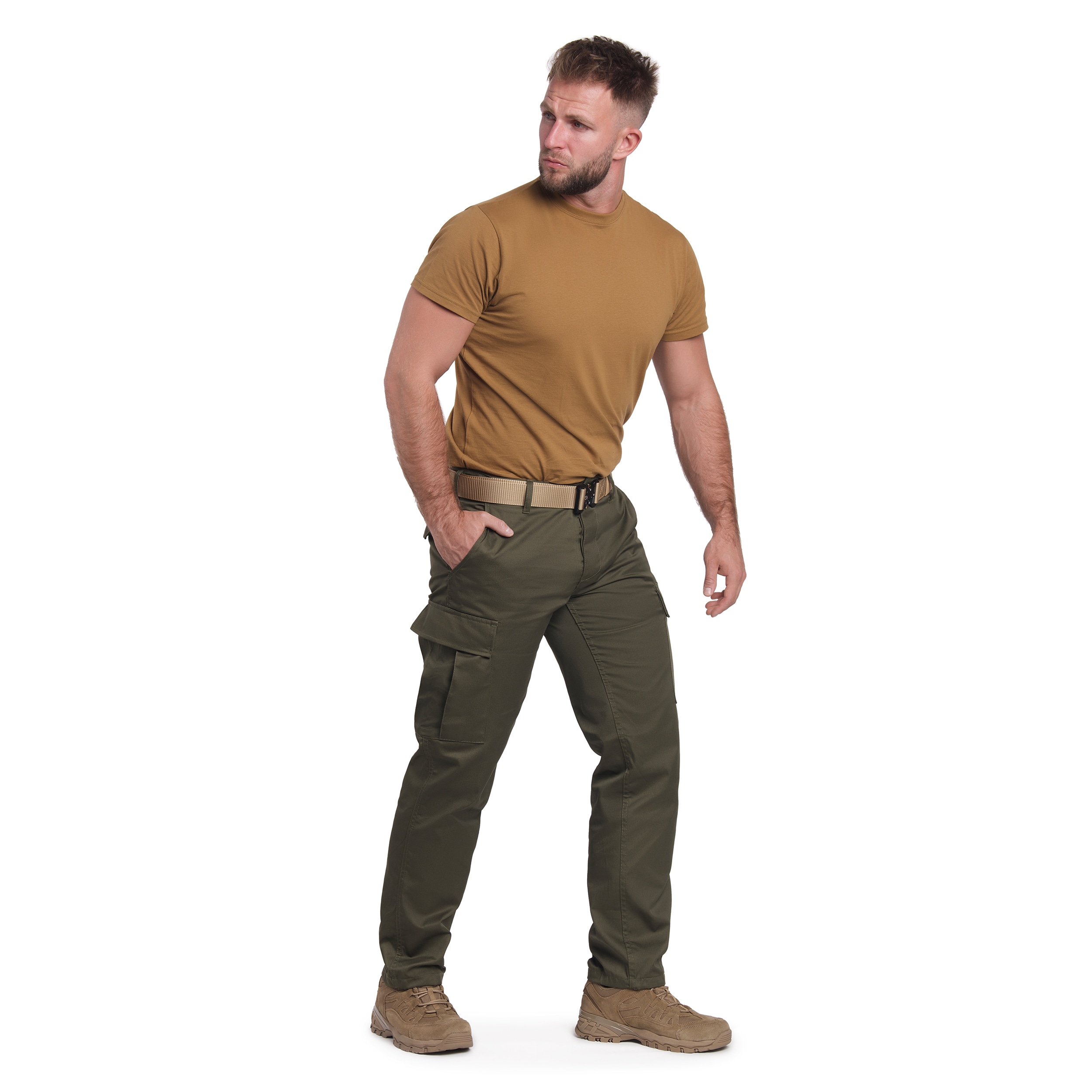 Mil-Tec US Ranger BDU Straight Cut katonai nadrág - Olive