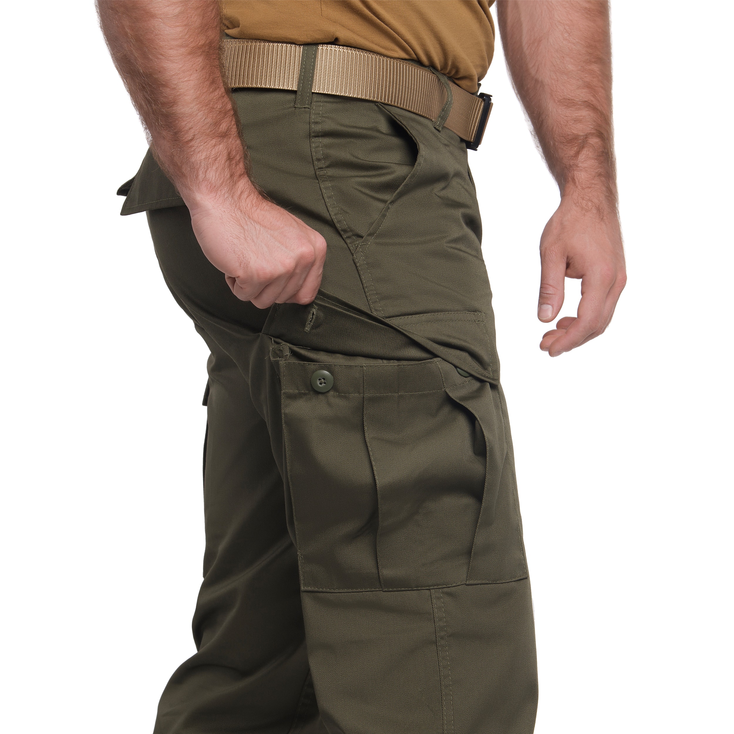 Mil-Tec US Ranger BDU Straight Cut katonai nadrág - Olive