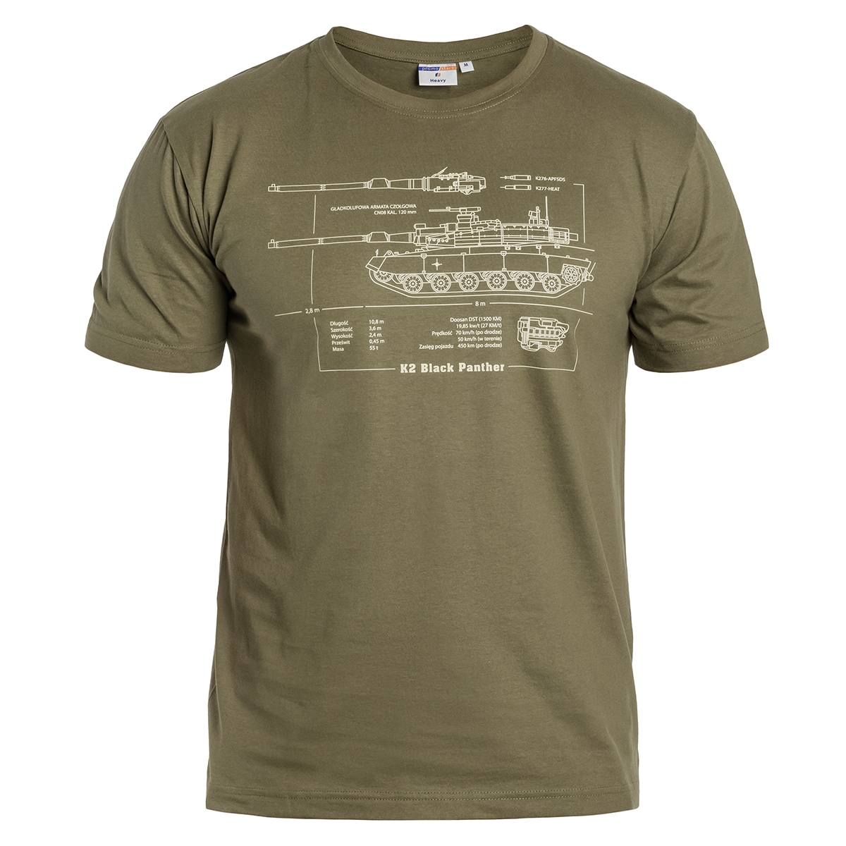 K2 Black Panther T-shirt póló - Olive