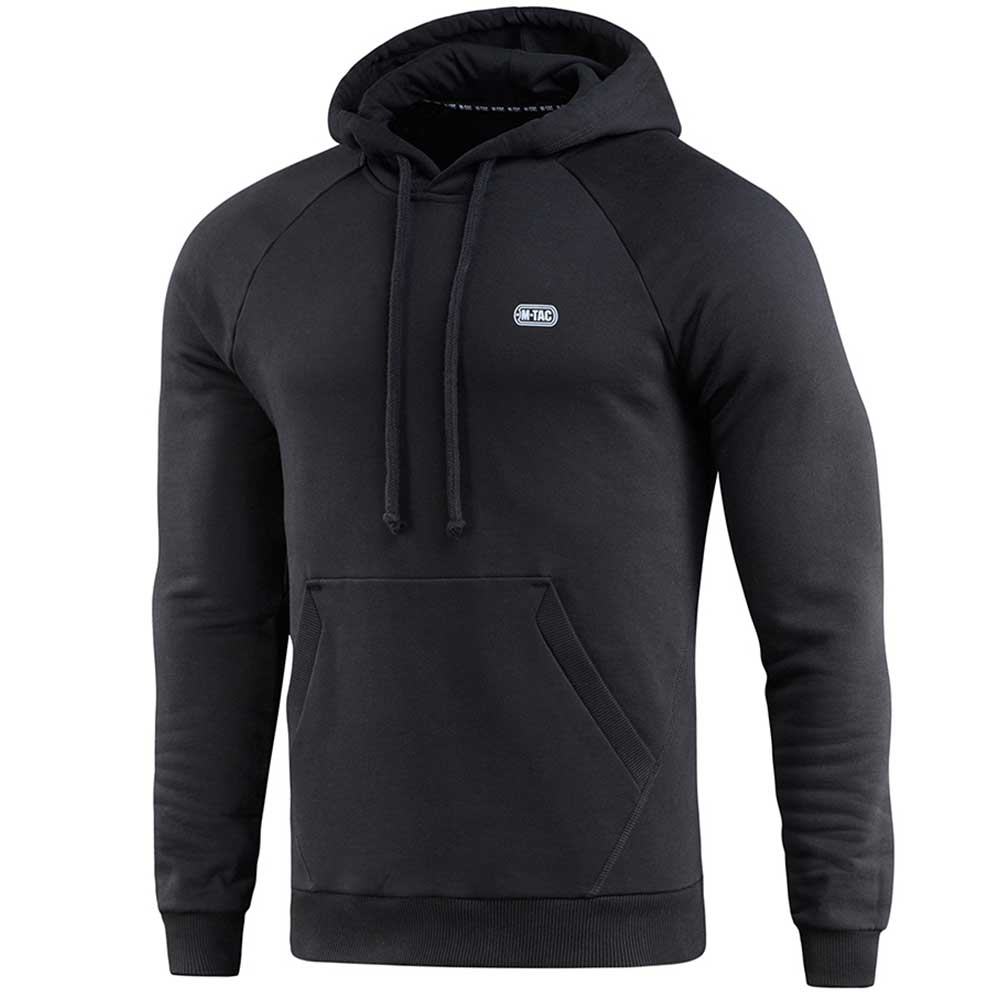 M-Tac Hoodie Cotton Raglan Hard pulóver - Black