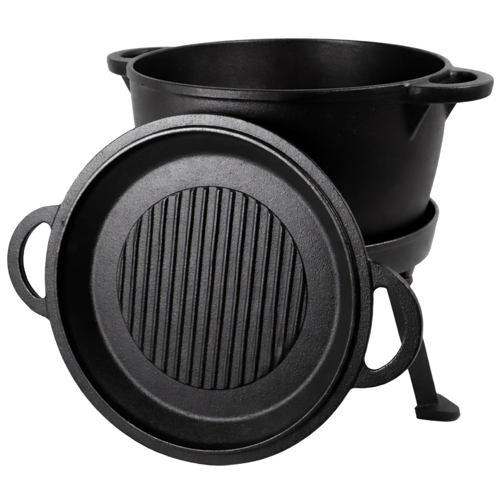 Rossner 3w1 öntöttvas bogrács 10 l