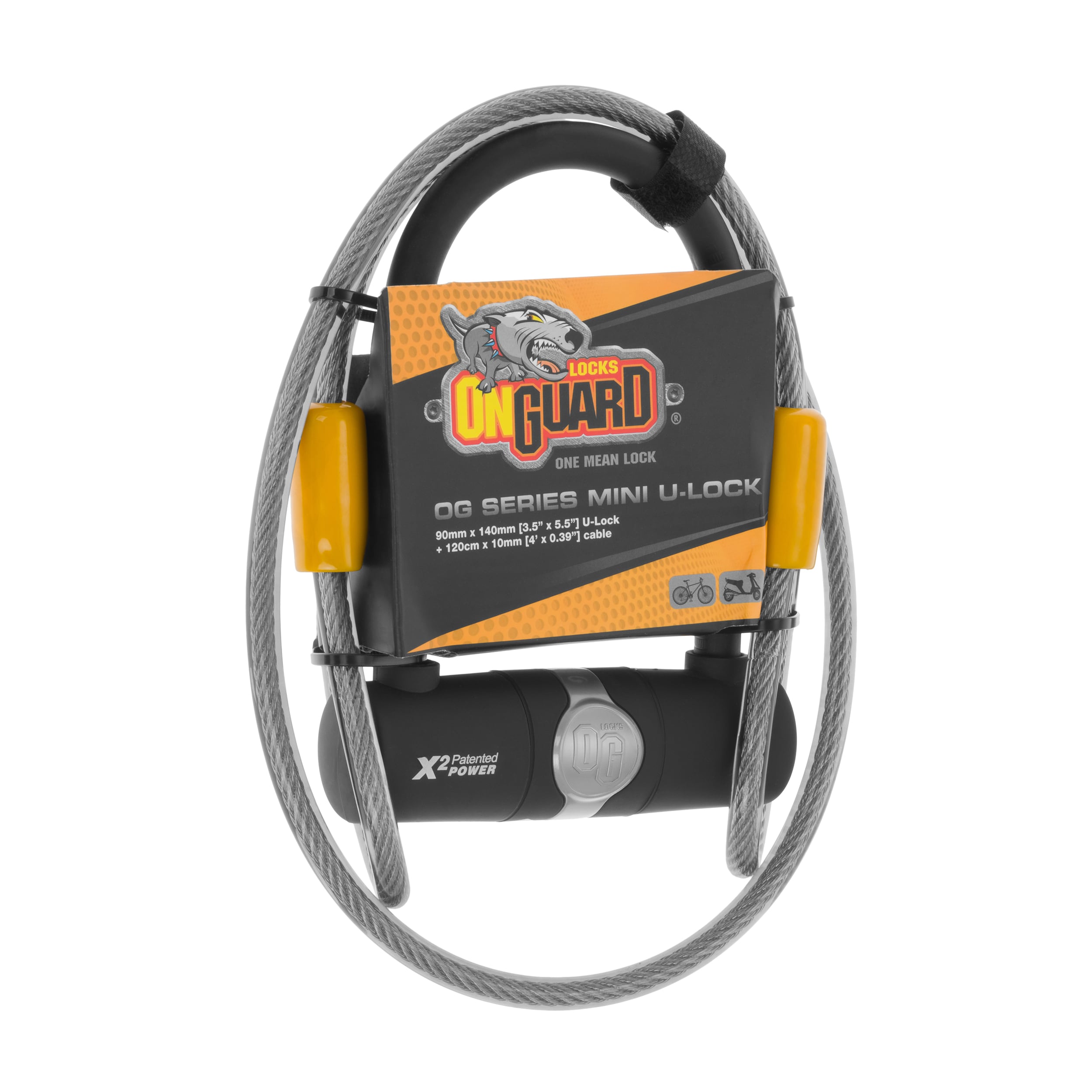 OnGuard 5810 U-Lock kerékpárzár - Black