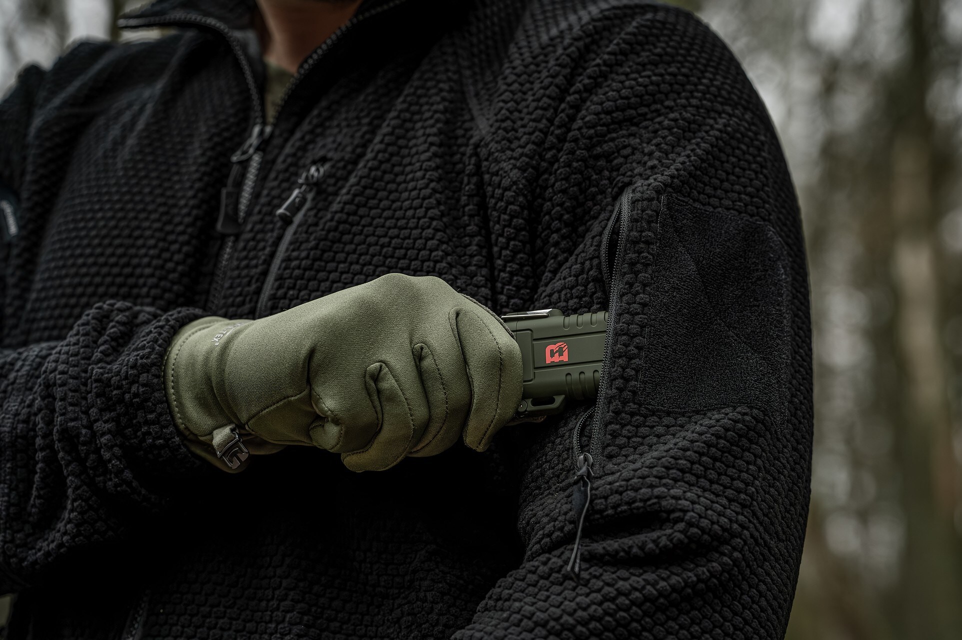 Helikon Alpha Tactical polár pulóver - Black