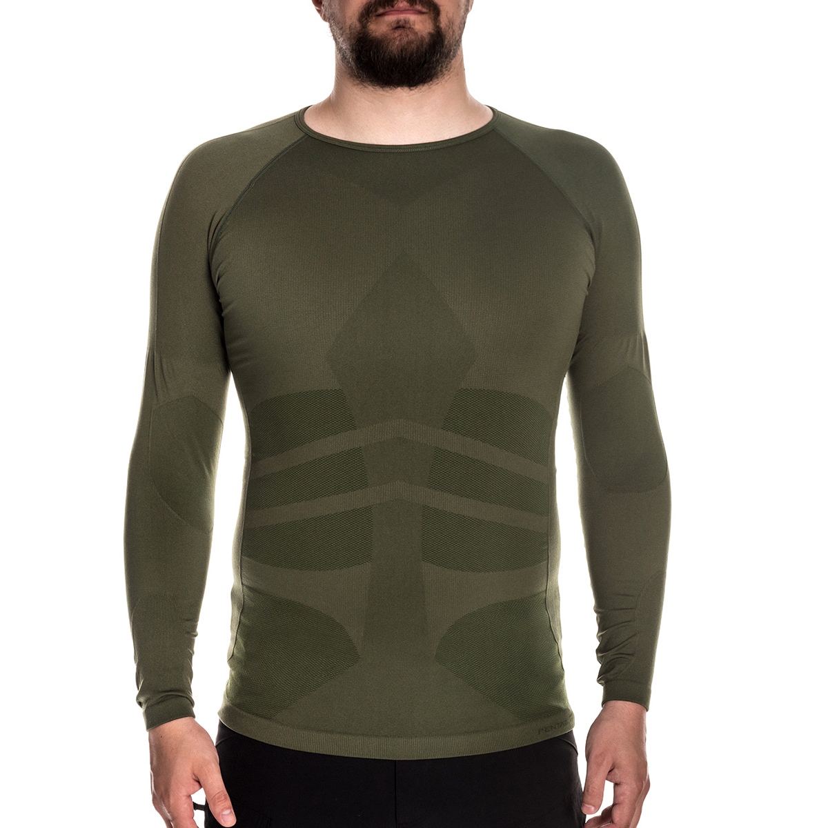Pentagon Plexis Long Sleeve hosszú ujjú  thermoaktív póló - Camo Green