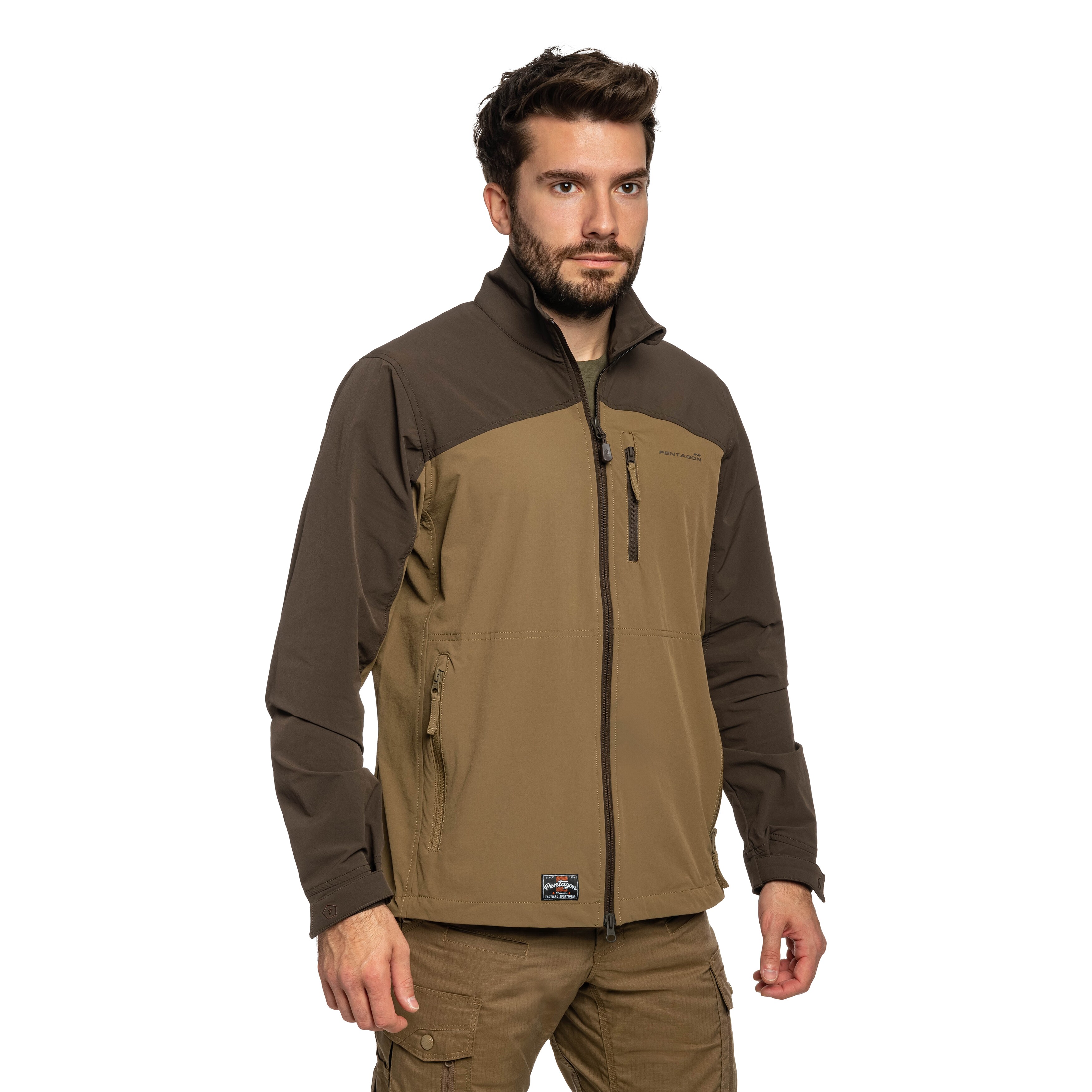 Pentagon Elite Light Softshell kabát - Coyote/Mix