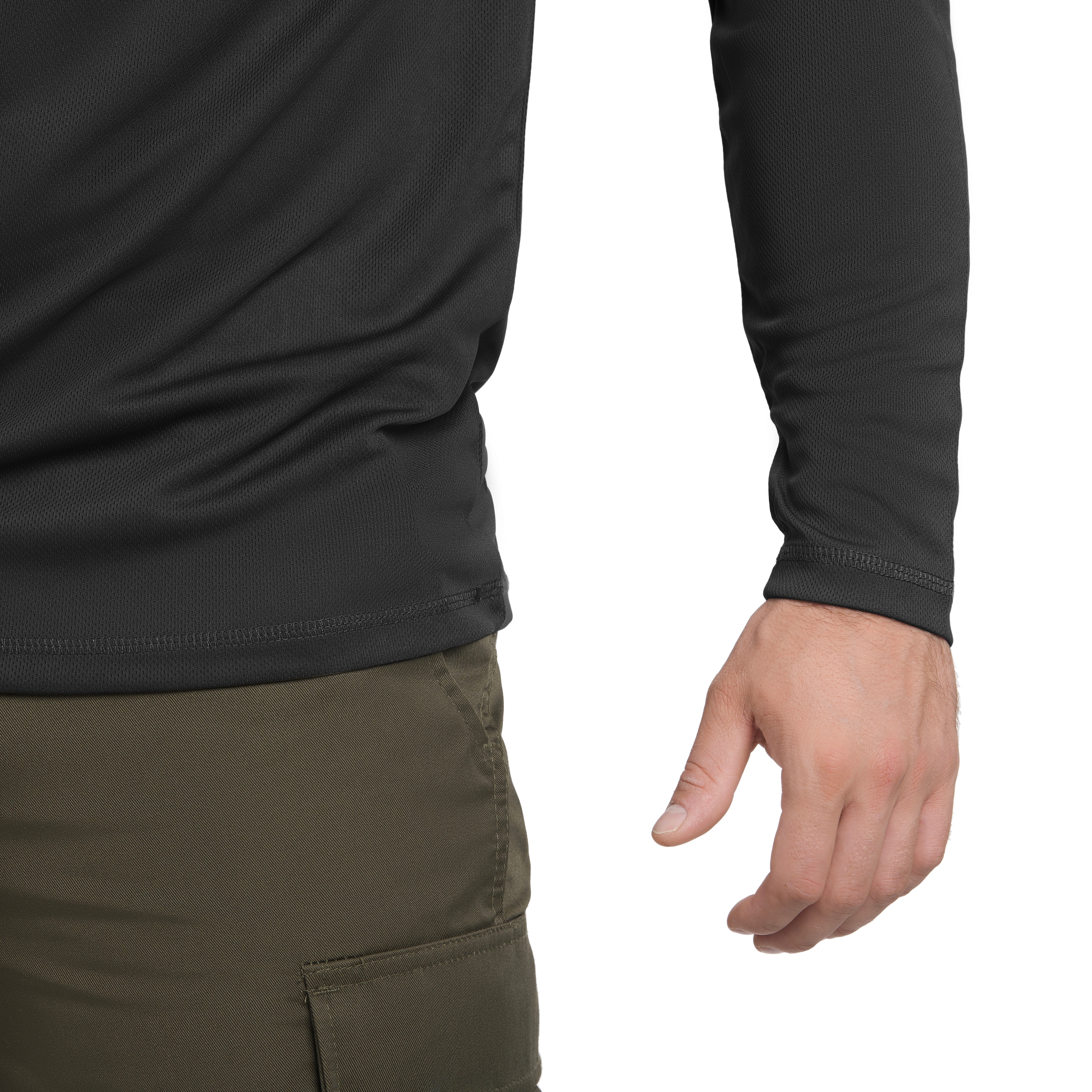 Mil-Tec Tactical Long Sleeve hosszú ujjú thermoaktív póló - Black