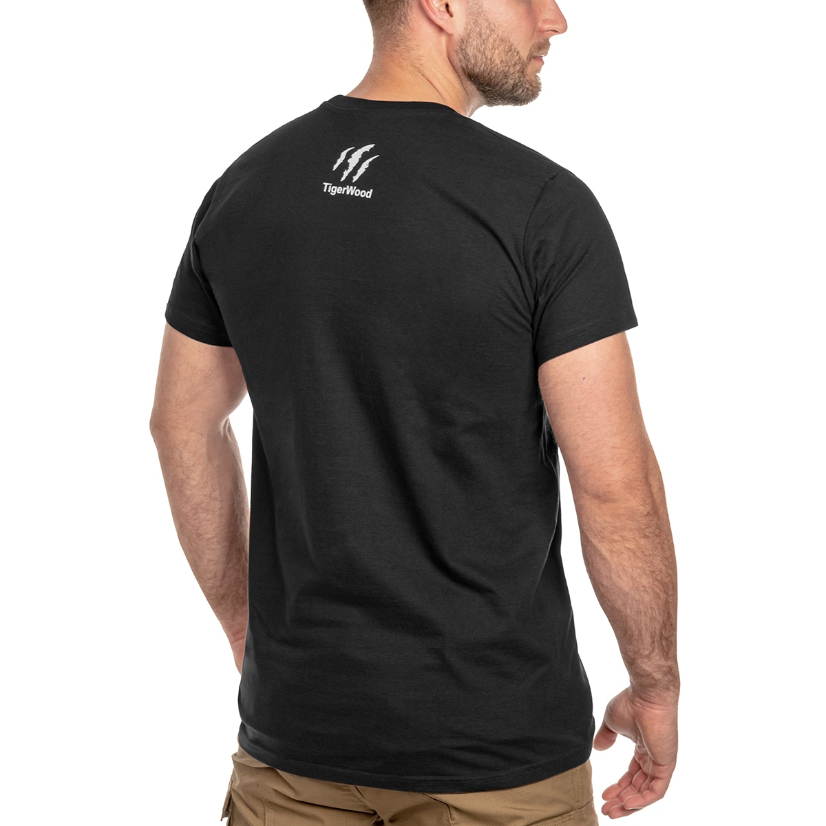 TigerWood Bushcraft Evolution T-shirt póló - Fekete