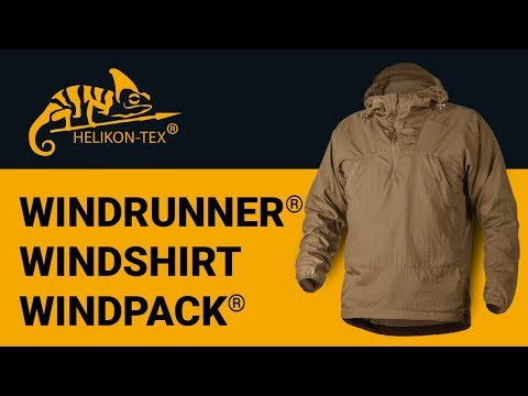Helikon Windrunner Windshirt WindPack kabát - Shadow Grey