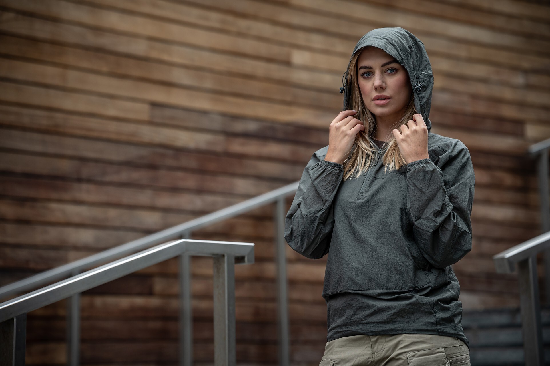 Helikon Windrunner Windshirt WindPack kabát - Alpha Green