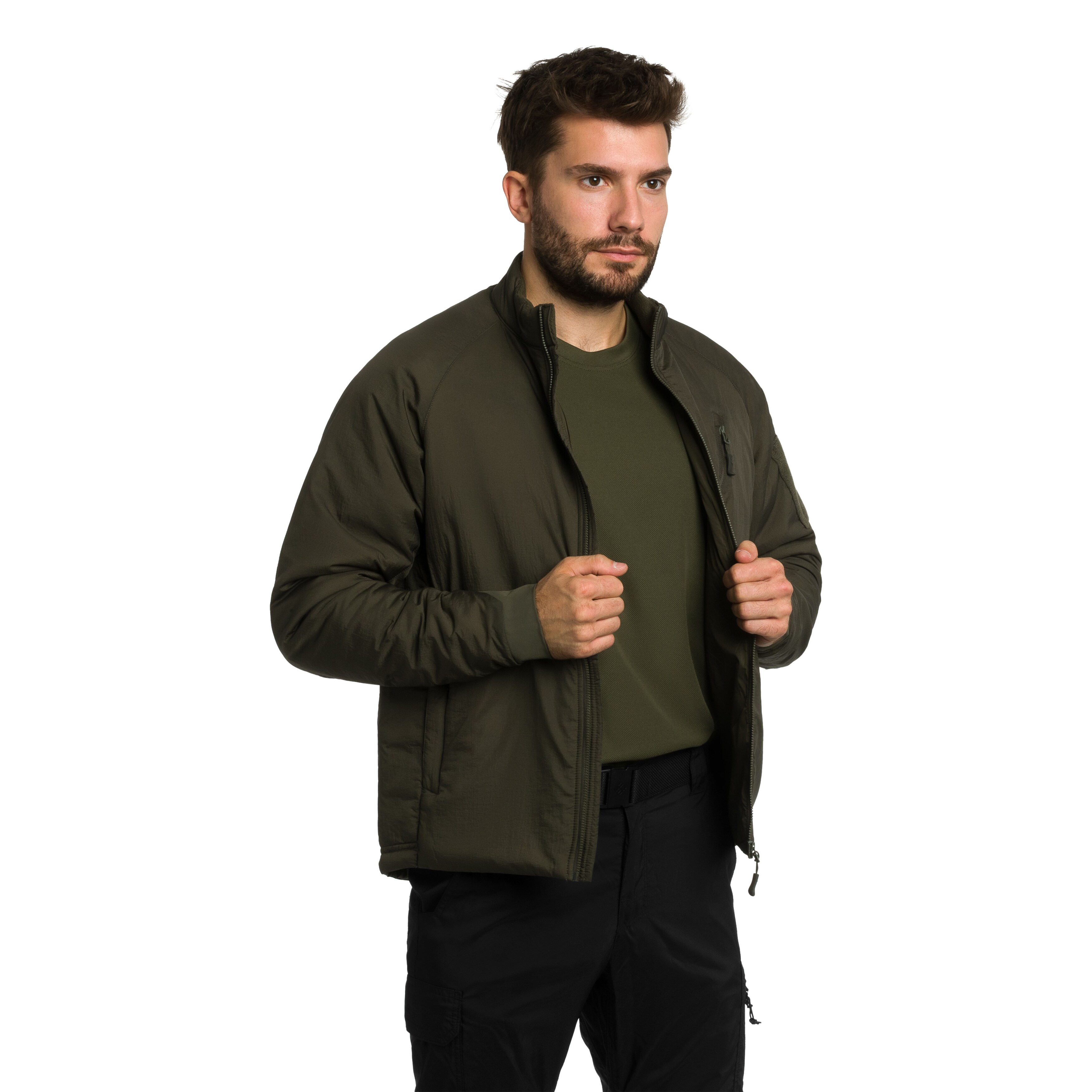 Helikon Wolfhound Climashield Apex kabát - Taiga Green