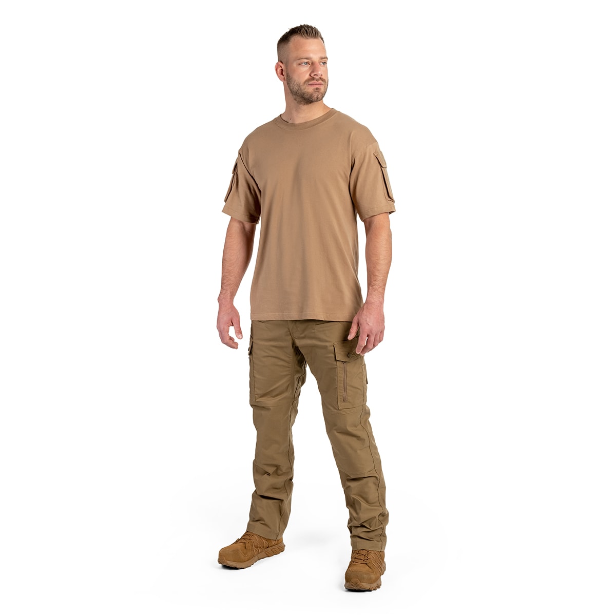 Mil-Tec Tactical T-shirt póló - Coyote
