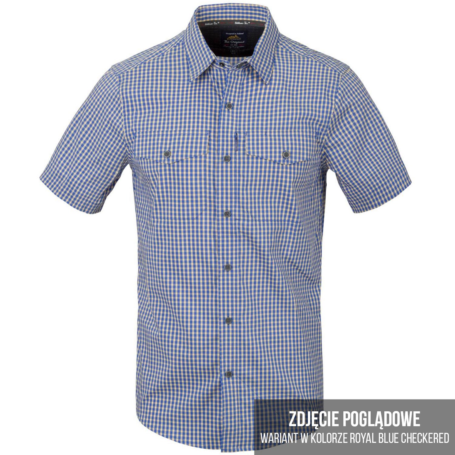 Helikon Covert Concealed Carry Short Sleeve ing - Dirt Red Checkered