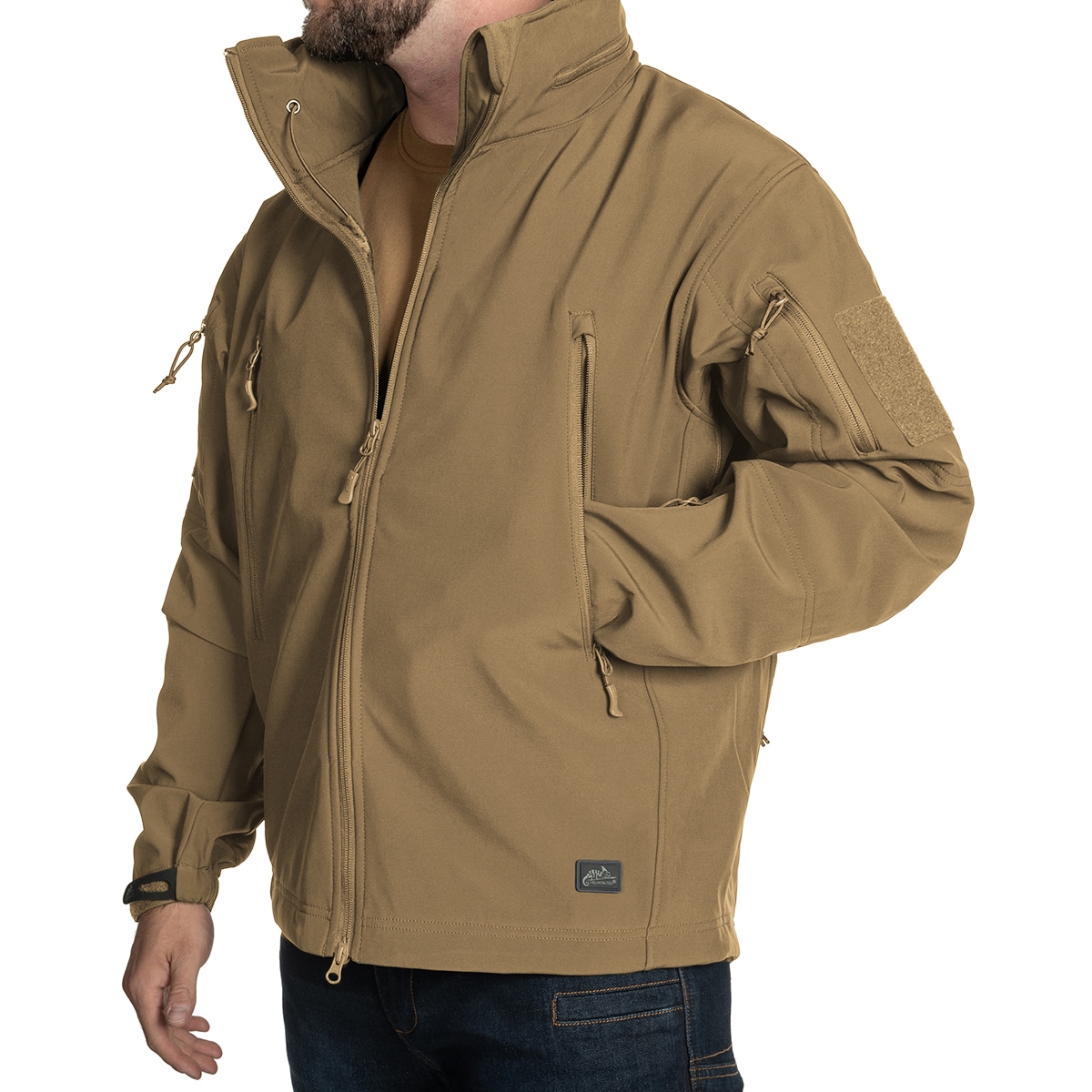 Helikon Gunfighter Softshell Shark Skin Windblocker kabát - Coyote