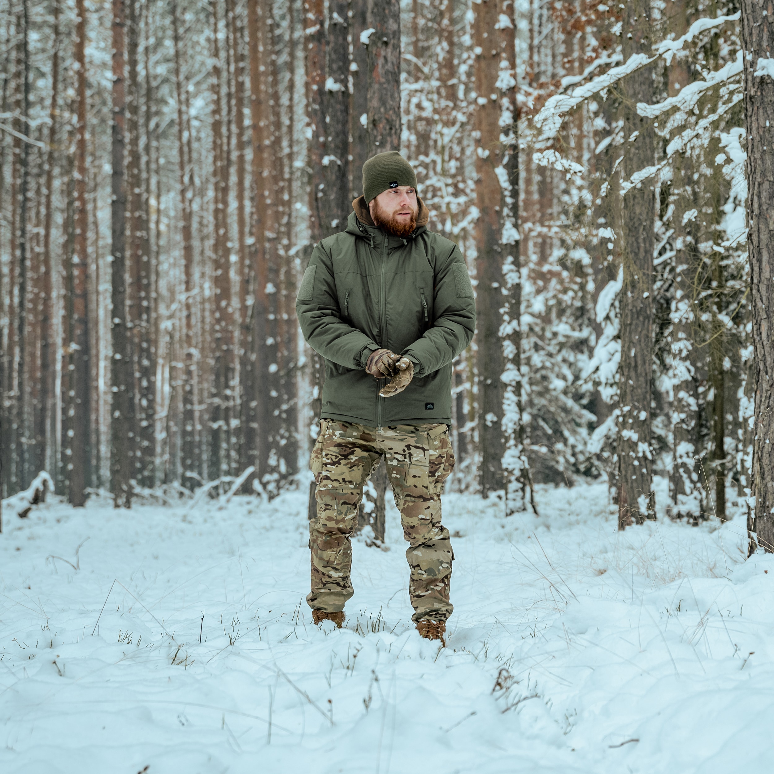 Helikon Level 7 Climashield Apex 100 g kabát - Alpha Green