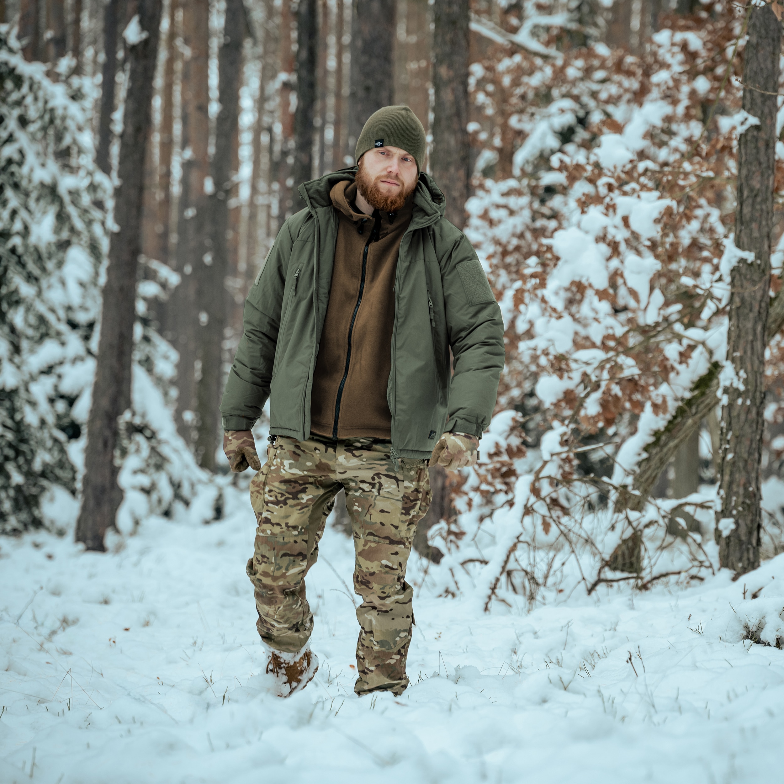 Helikon Level 7 Climashield Apex 100 g kabát - Alpha Green