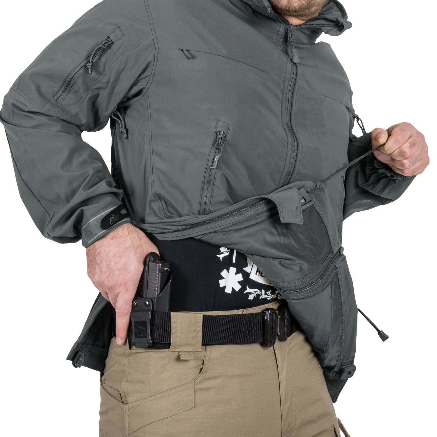 Helikon Cougar Softshell Windblocker QSA HID kabát - Foliage Green