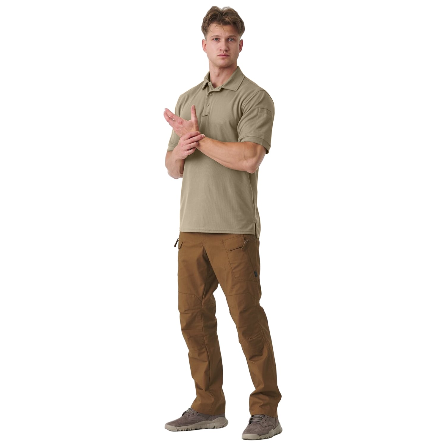 Polo Helikon UTL TopCool thermoaktív póló - Khaki