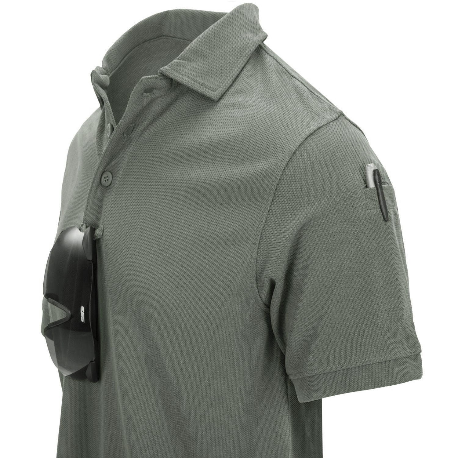 Helikon UTL TopCool termoaktív galléros póló - Foliage Green