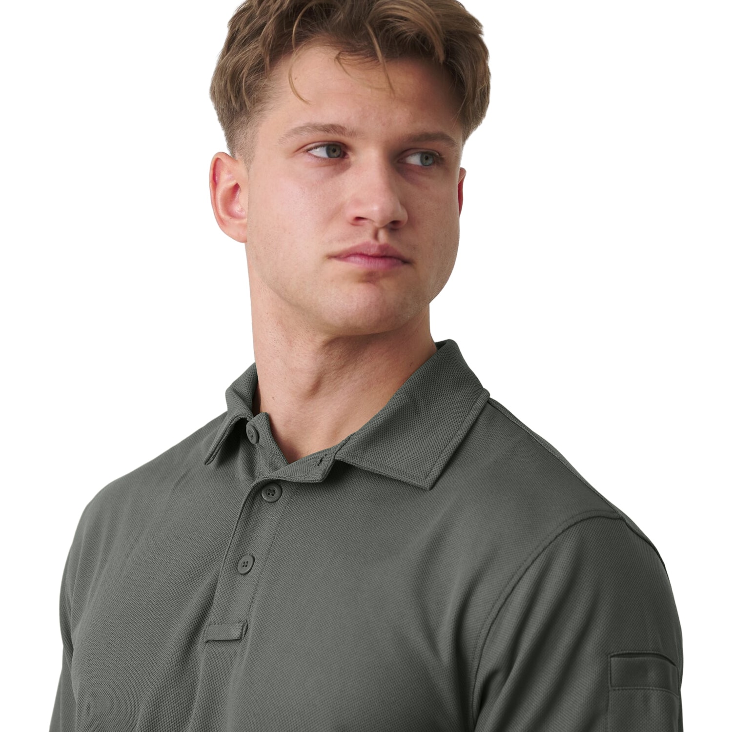 Helikon UTL TopCool termoaktív galléros póló - Foliage Green