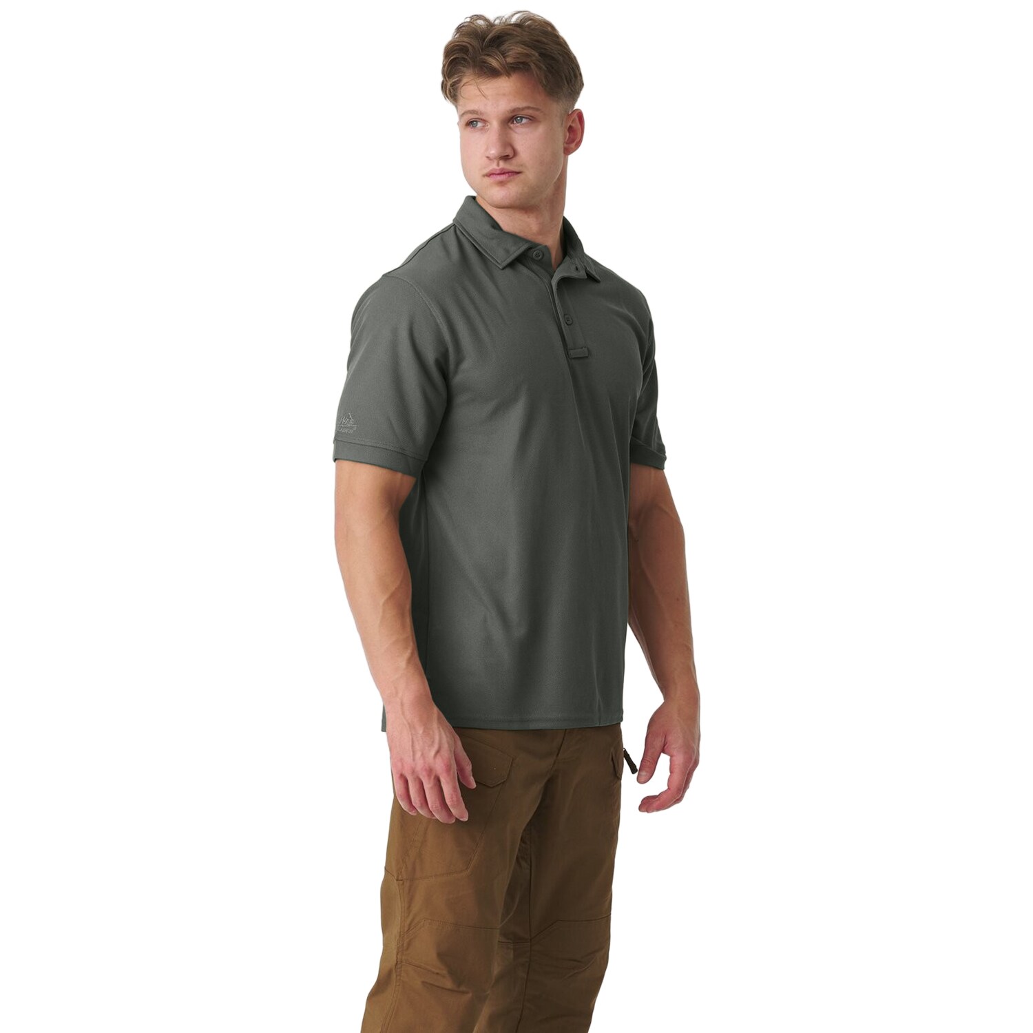 Helikon UTL TopCool termoaktív galléros póló - Foliage Green