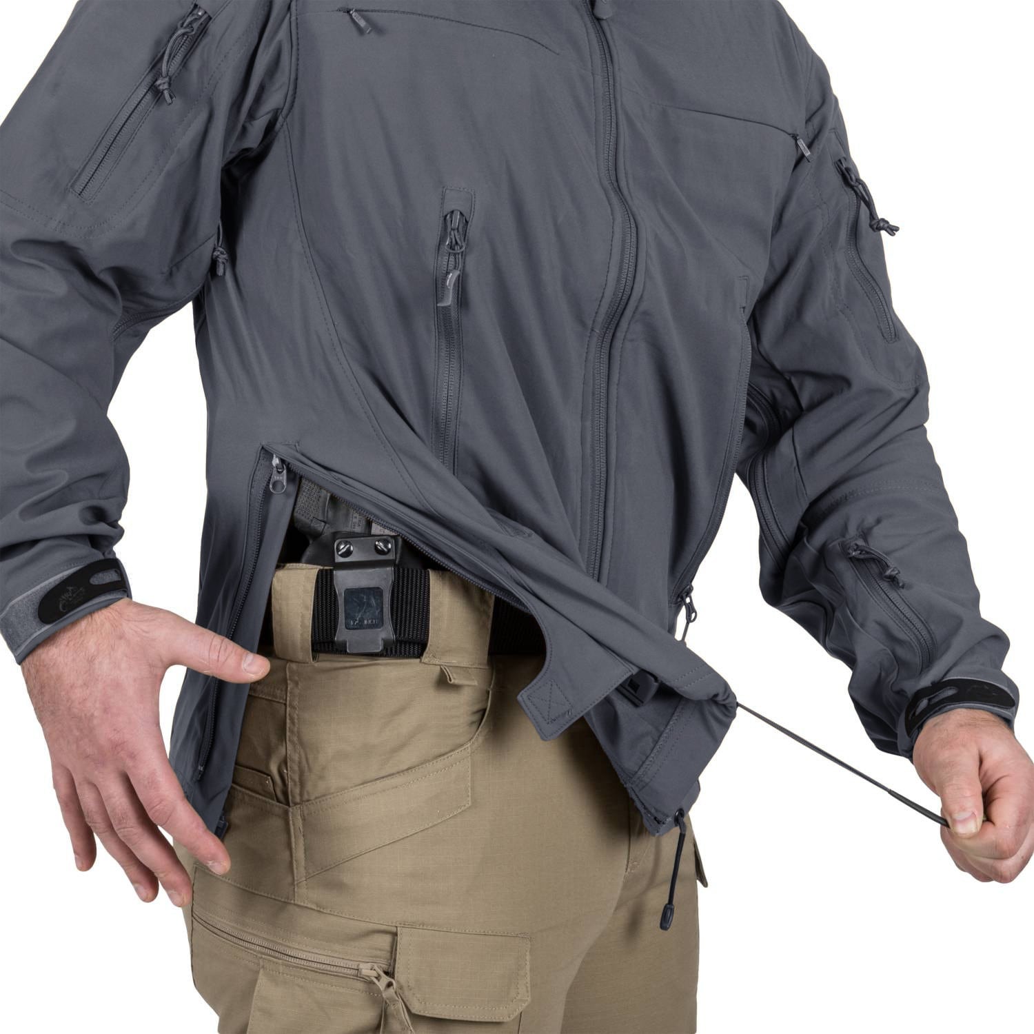 Helikon Cougar Softshell Windblocker QSA HID kabát - Shadow Grey