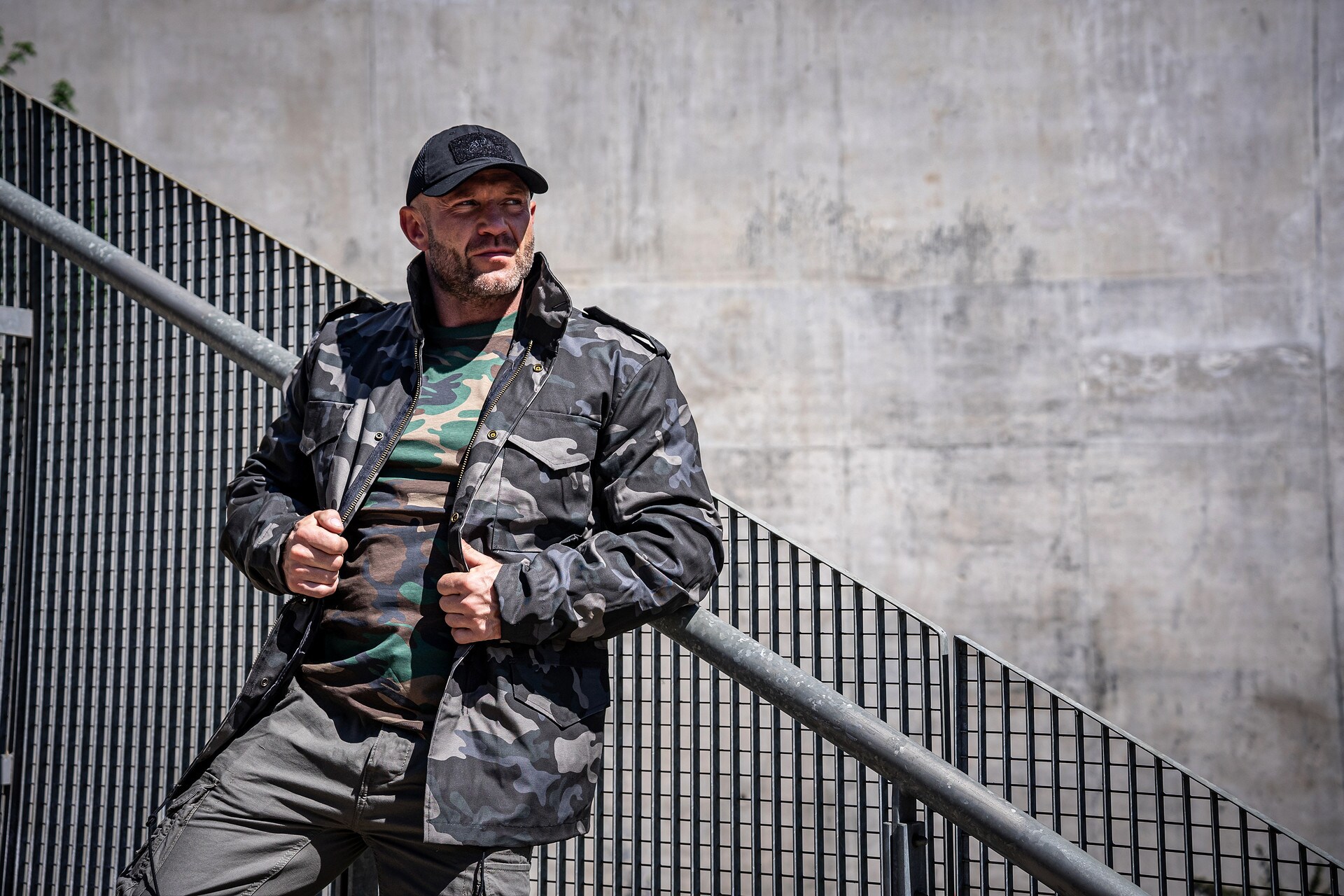 Brandit M65 Classic kabát - Dark Camo