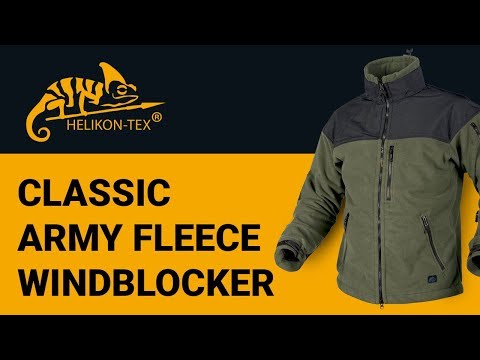 Helikon Classic Army Windblocker polár pulóver - Black