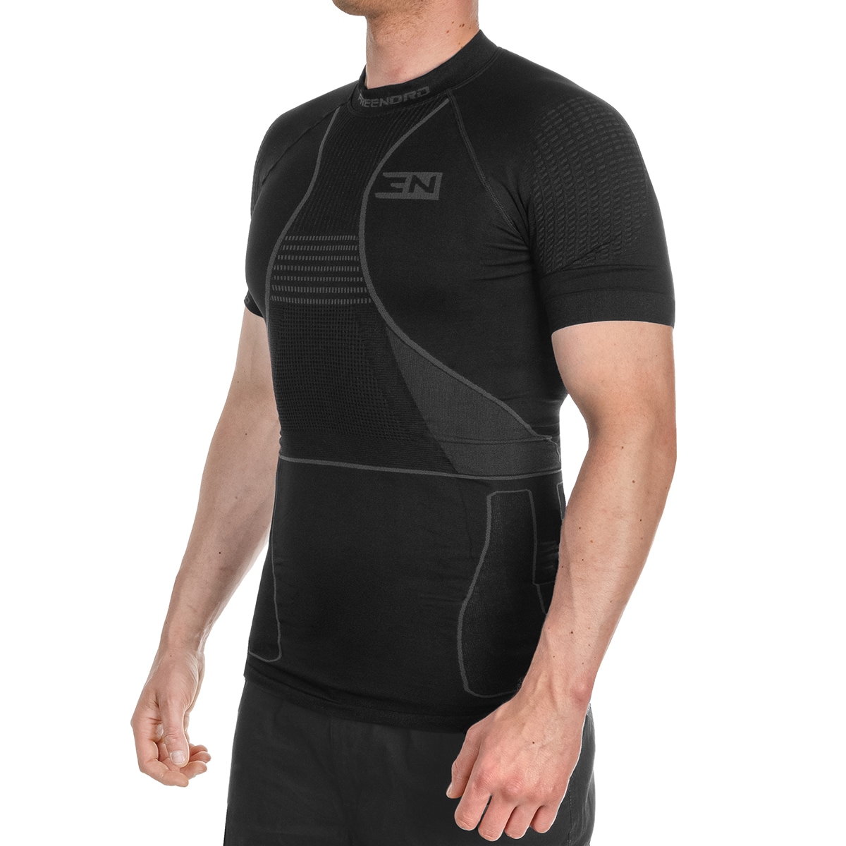 FreeNord ThermoTech Evo Short Sleeve thermoaktív póló - Fekete