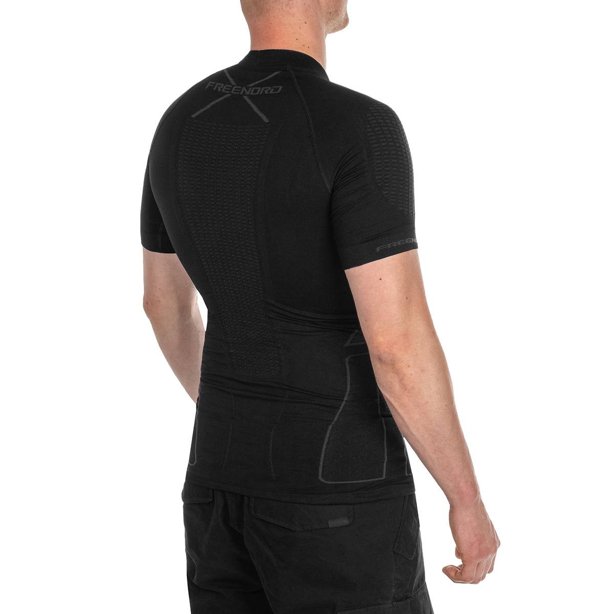 FreeNord ThermoTech Evo Short Sleeve thermoaktív póló - Fekete