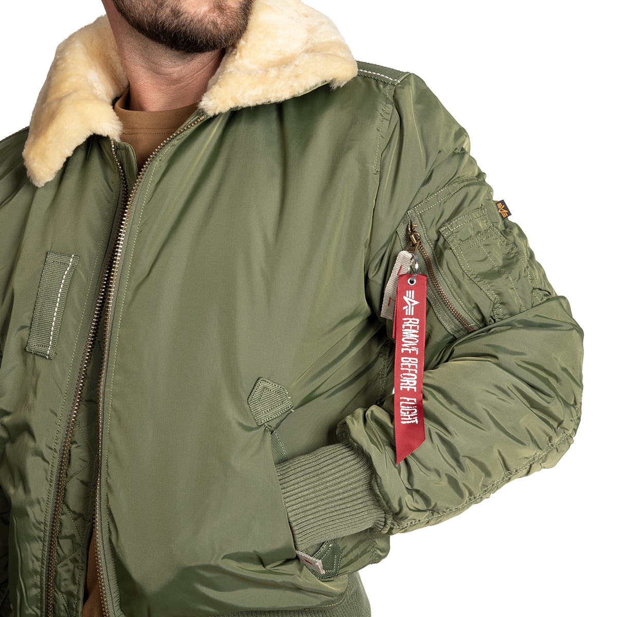 Alpha Industries Injector III kabát - Sage Green